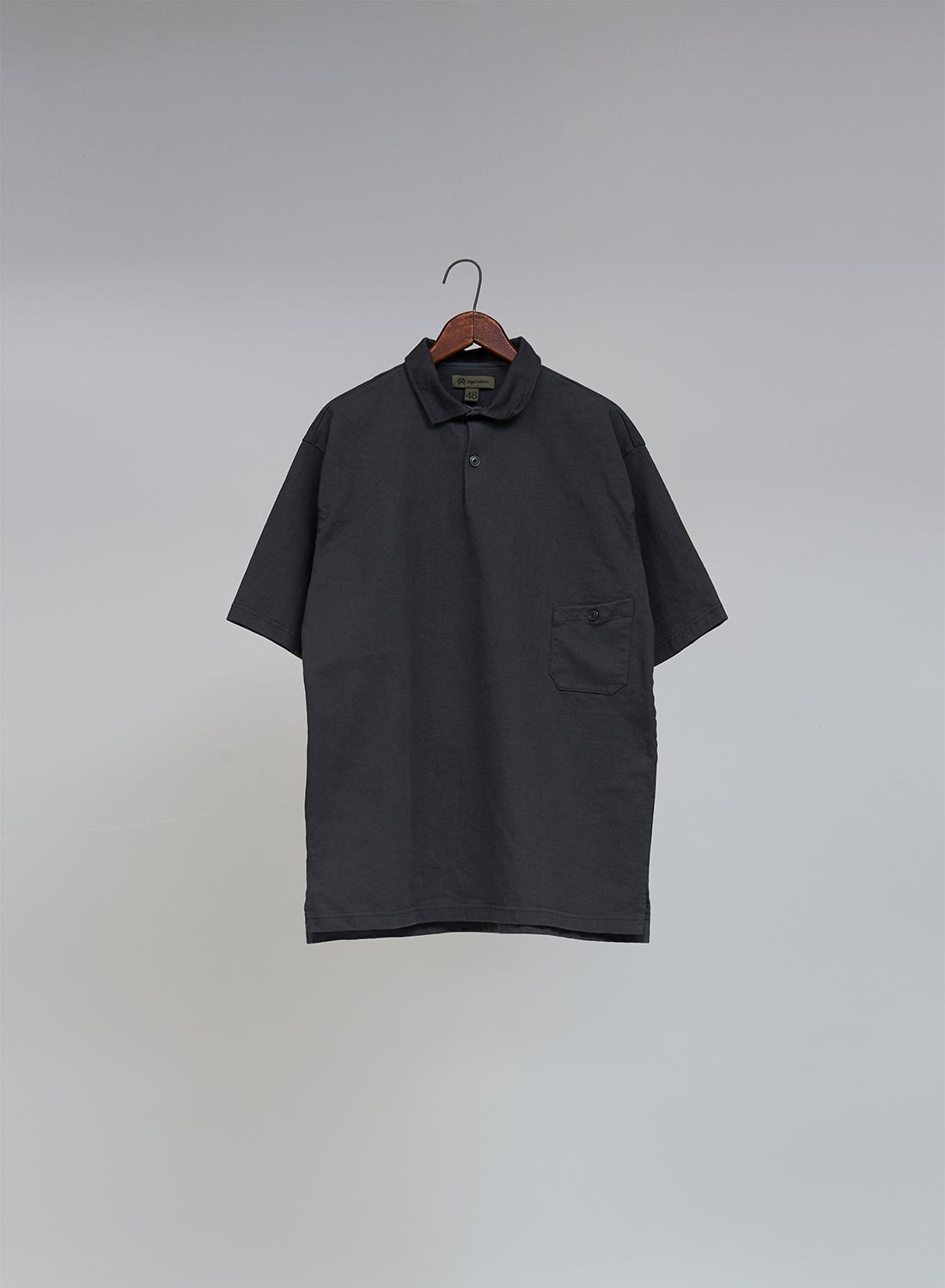 Rugger Shirt New Zealand Type in Charcoal Grey - 1