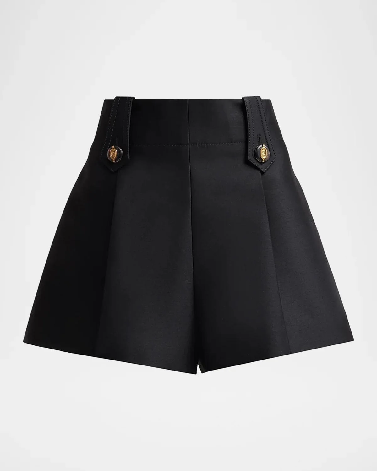 Valiant Wool-Silk Tailored Shorts - 1