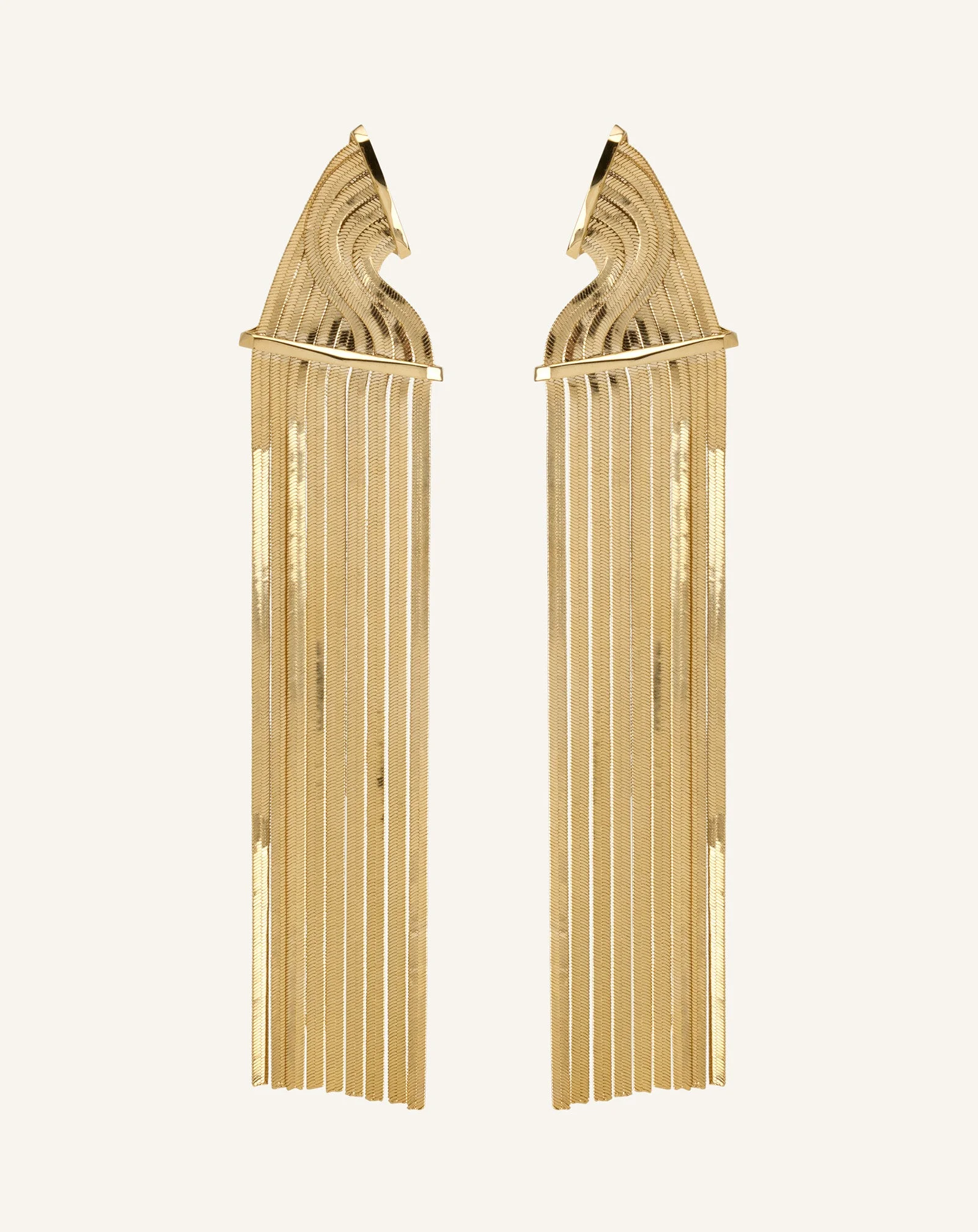 LANVIN CHAIN EARRINGS - 1