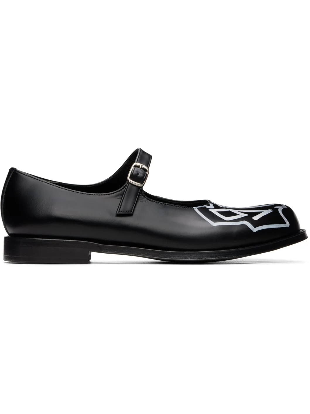Black Mary Jane Loafers - 1