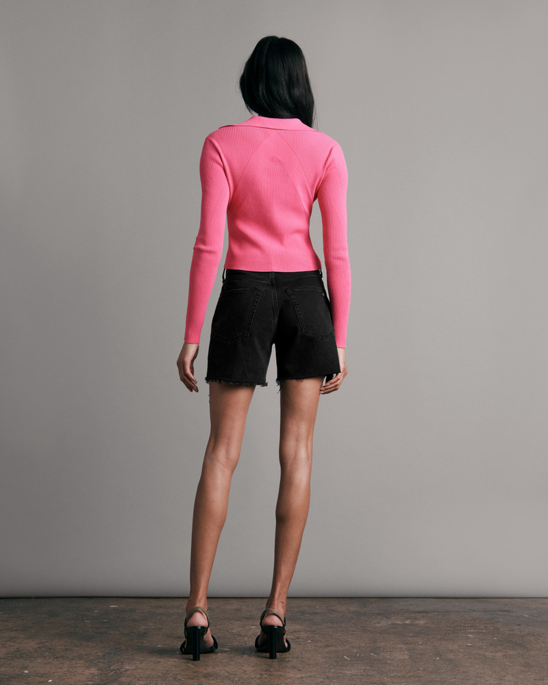 Rosa Mid-Rise Boyfriend 5" Short - Highland
Relaxed Fit Black Jean Short 4