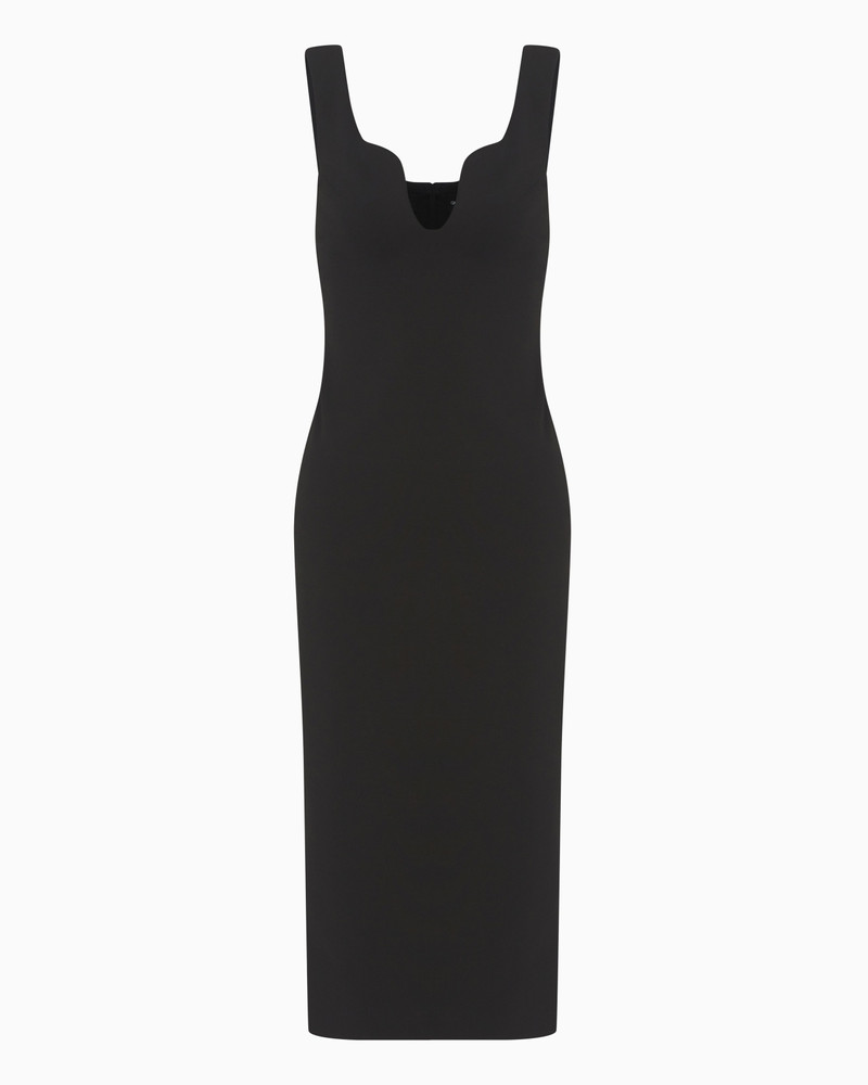 TECHNICAL VISCOSE-JERSEY TUBE DRESS - 1