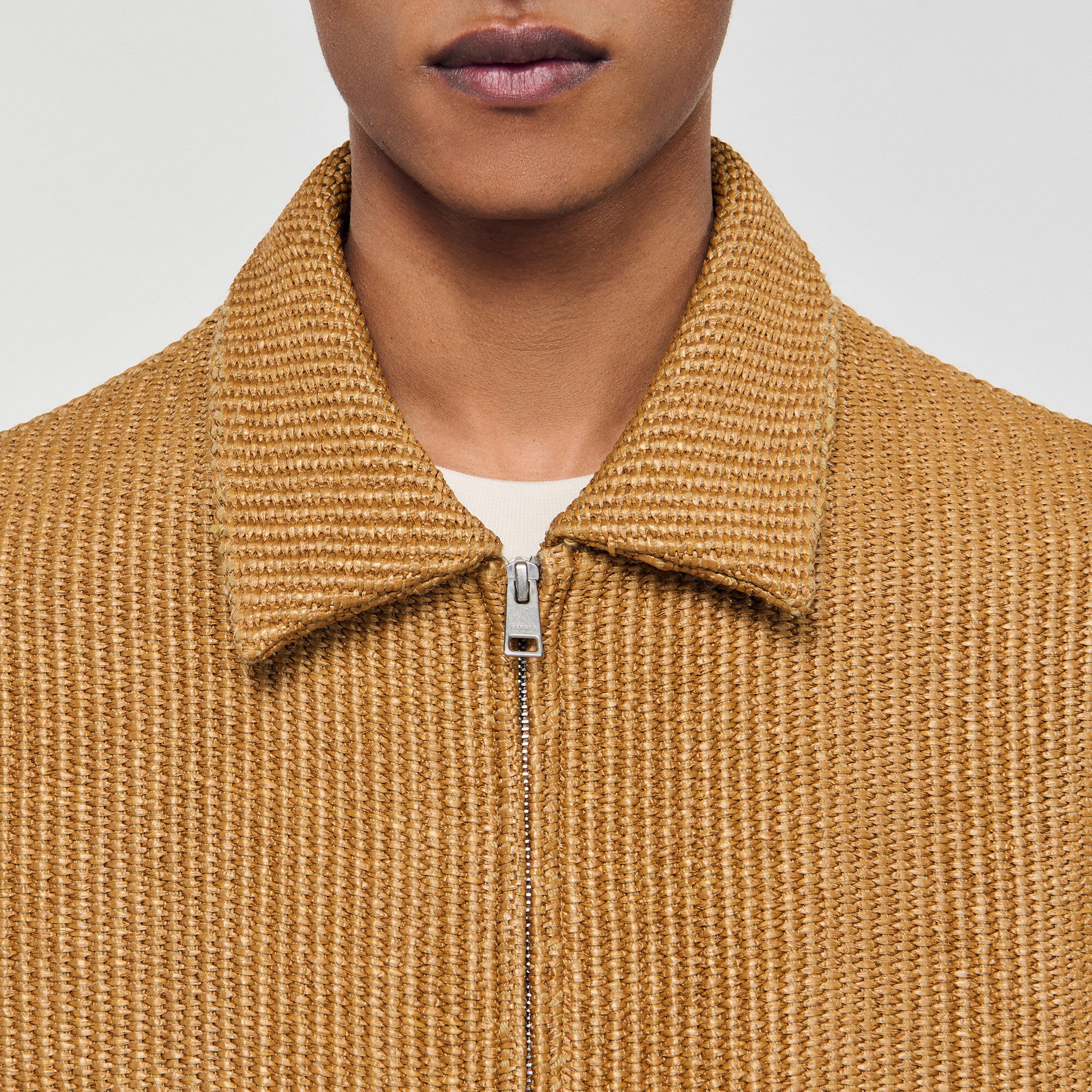 WOVEN RAFFIA JACKET - 3