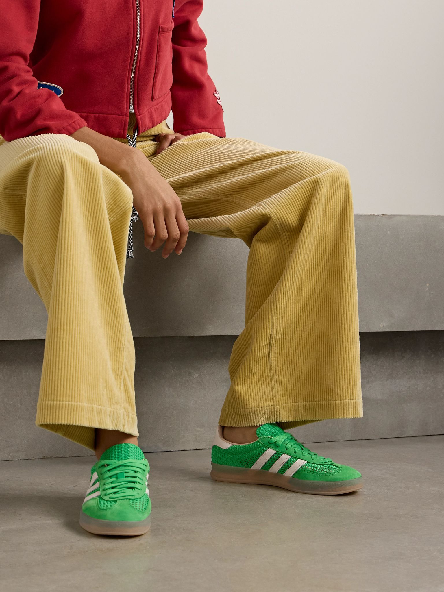 Gazelle Indoor crocheted sneakers Green - 2