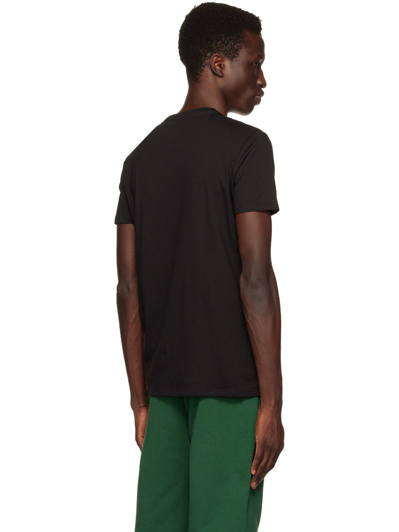 Black V-Neck T-Shirt 3