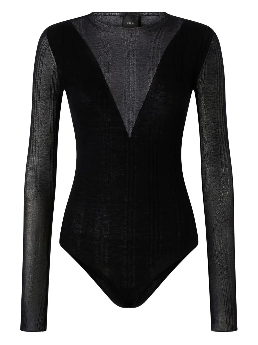 V-neck long-sleeve bodysuit - 1