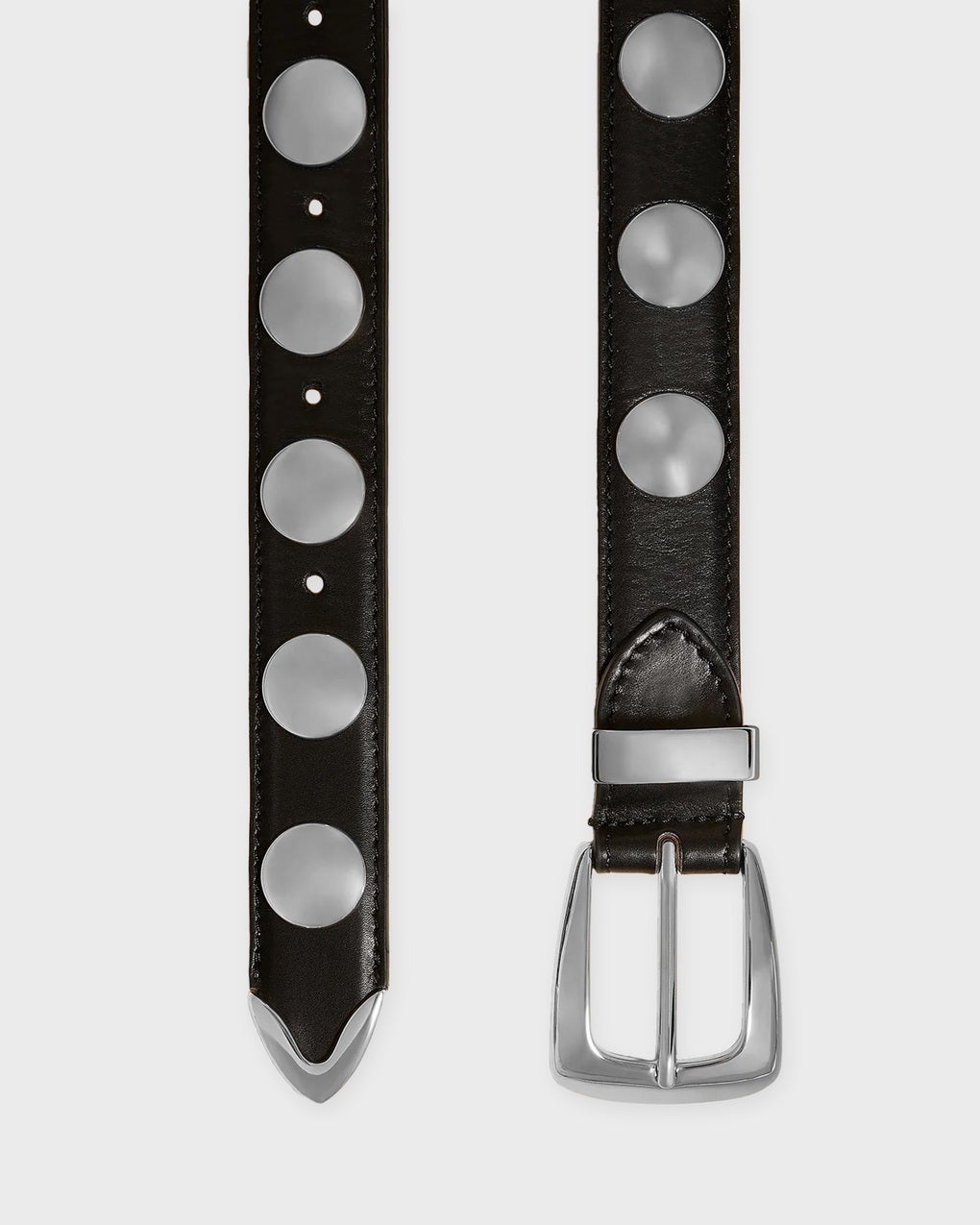 Belt Benny Silver Studs Black - 2