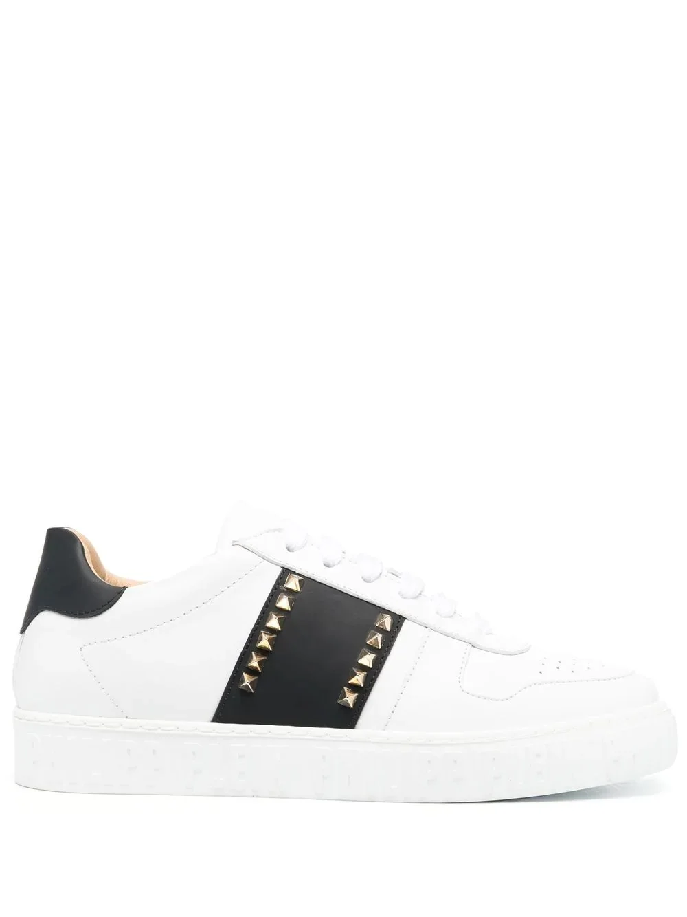 stud-embellished low-top sneakers - 1