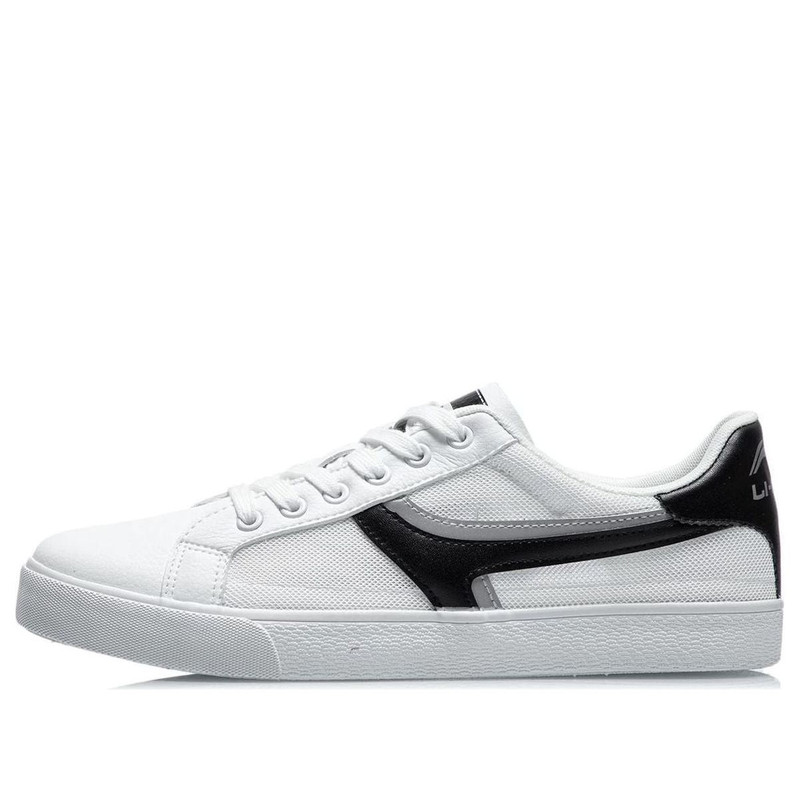 Li-Ning Vintage Skate Shoes 'White Black' AGCR395-1 - 1
