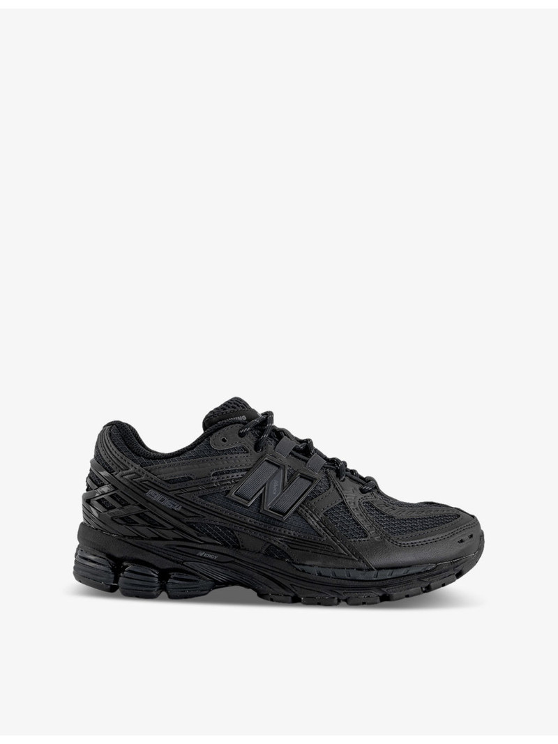 1906 brand-patch leather and mesh low-top trainers 1