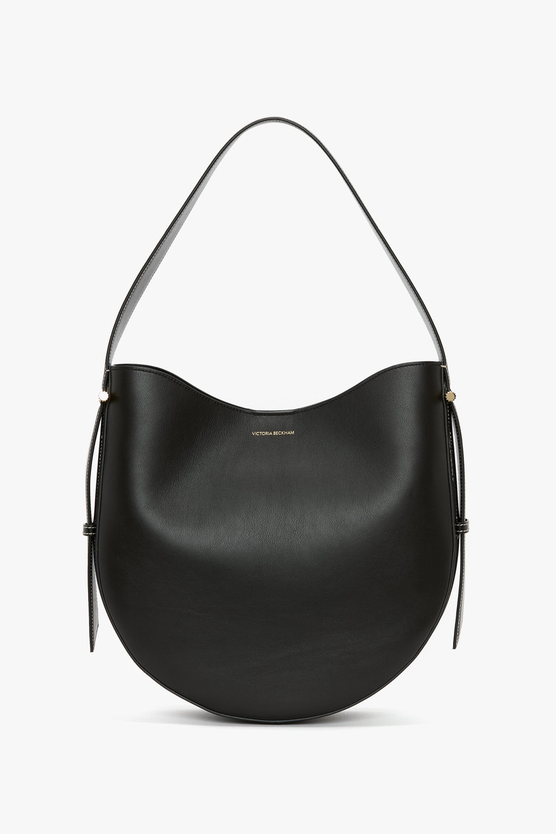 Dia Medium Hobo Bag In Black Leather 1