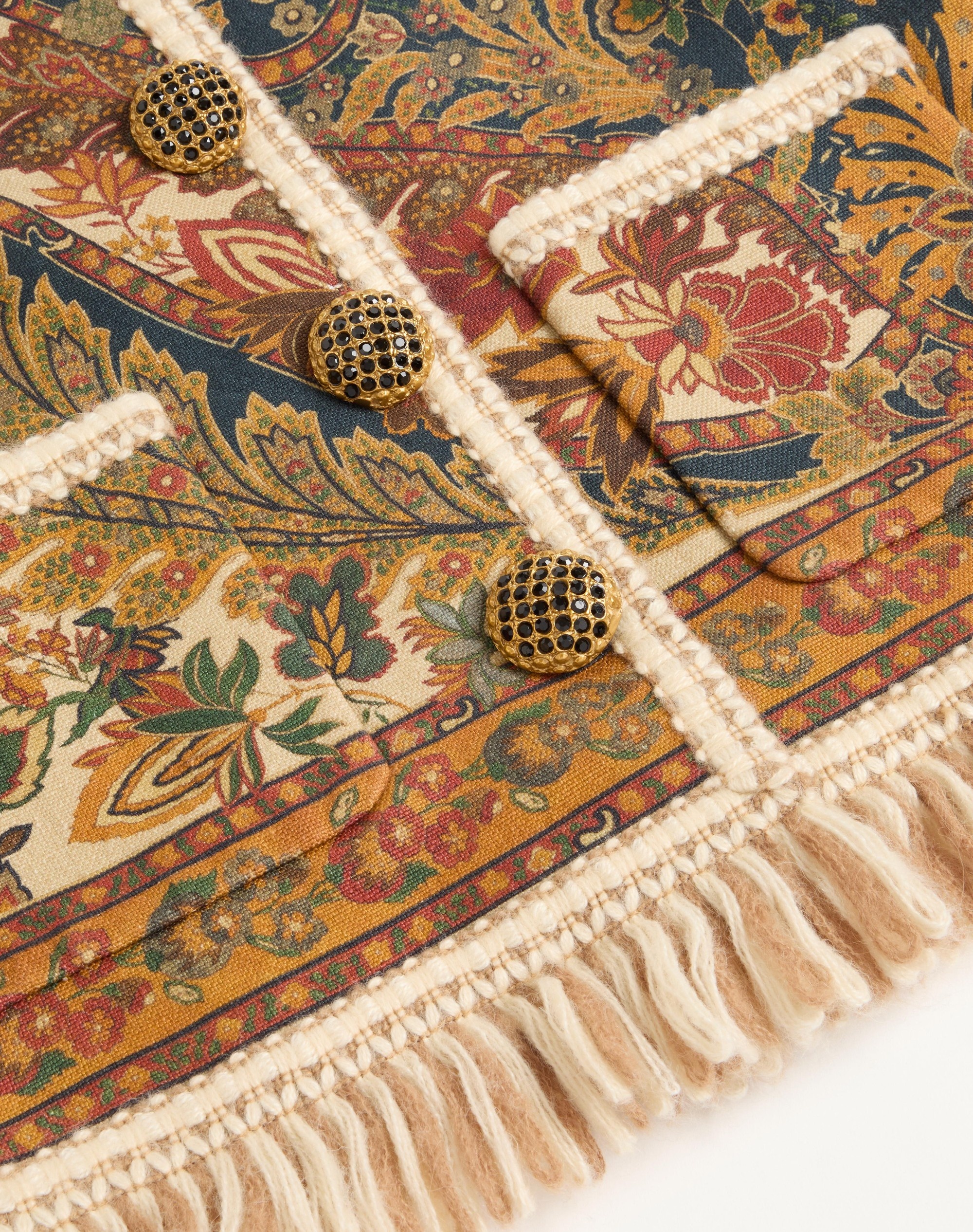 CANAPONE VEST WITH VOYAGE IMAGINAIRE PAISLEY PRINT - 8