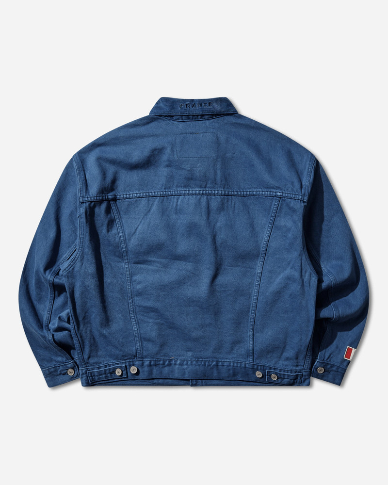 Levi's Men's France Football Type III Trucker Jacket Blue outlook