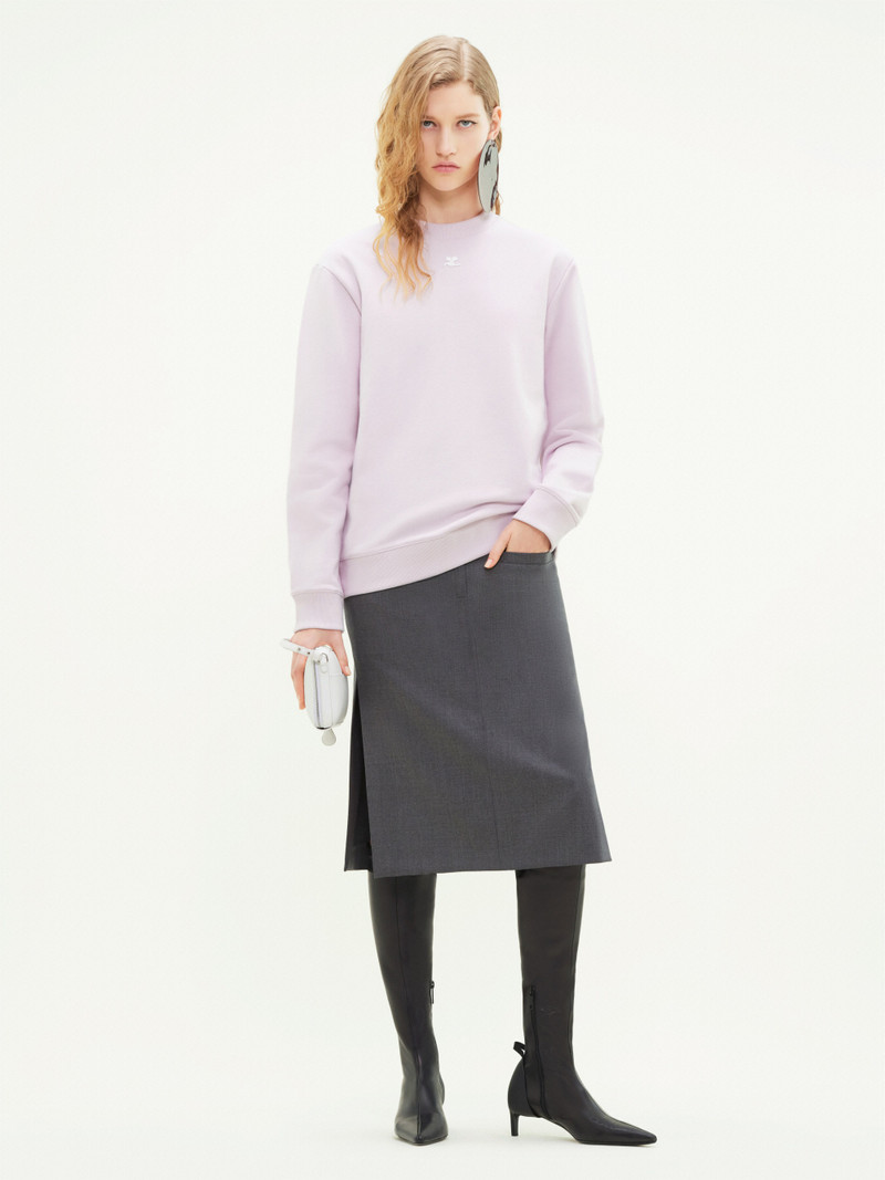 courrèges CREWNECK SWEATSHIRT outlook