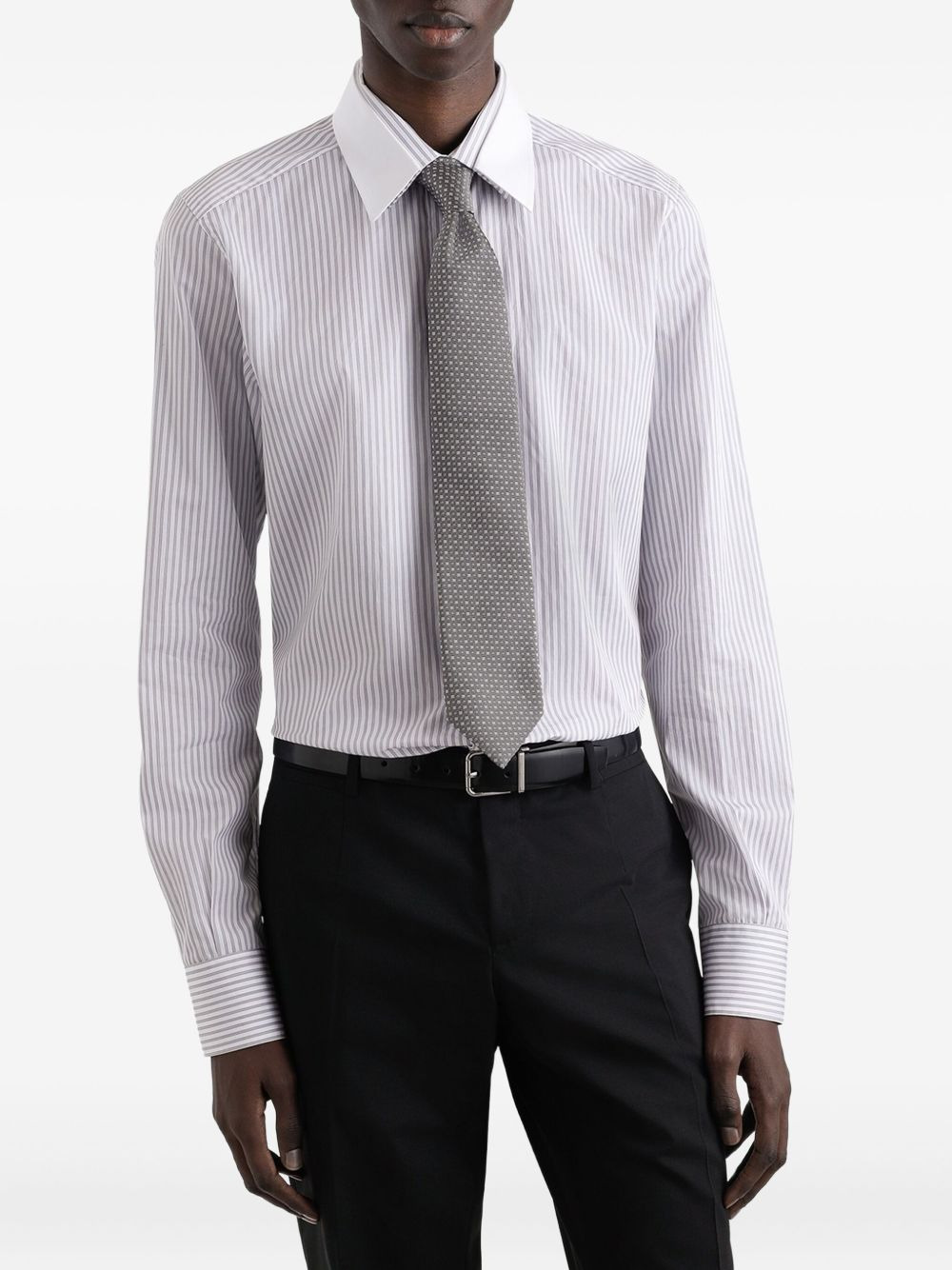 patterned-jacquard tie - 3