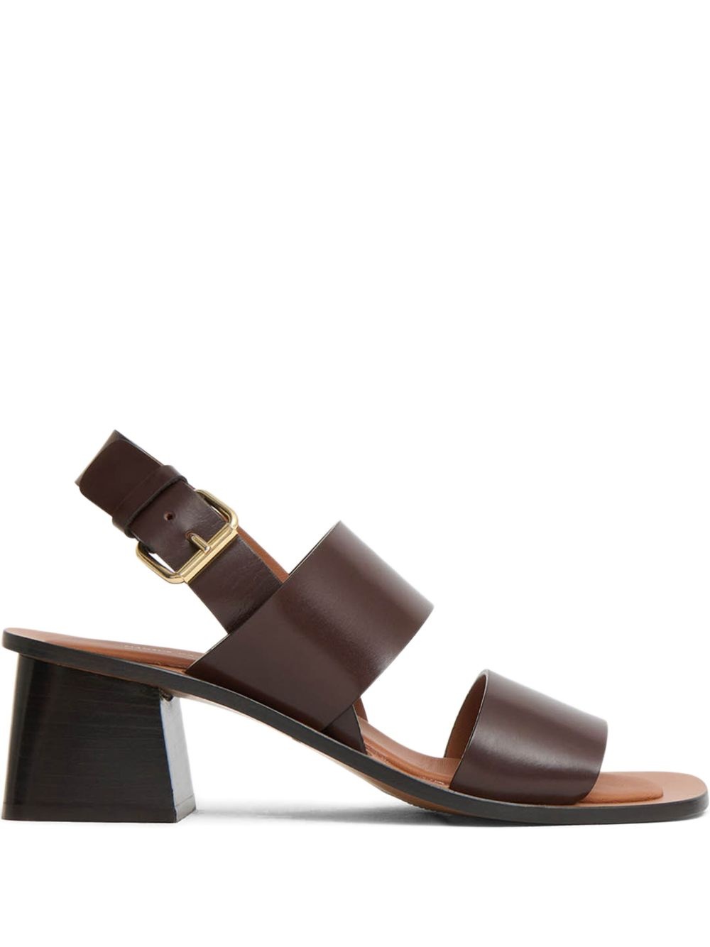 60mm leather sandals - 1