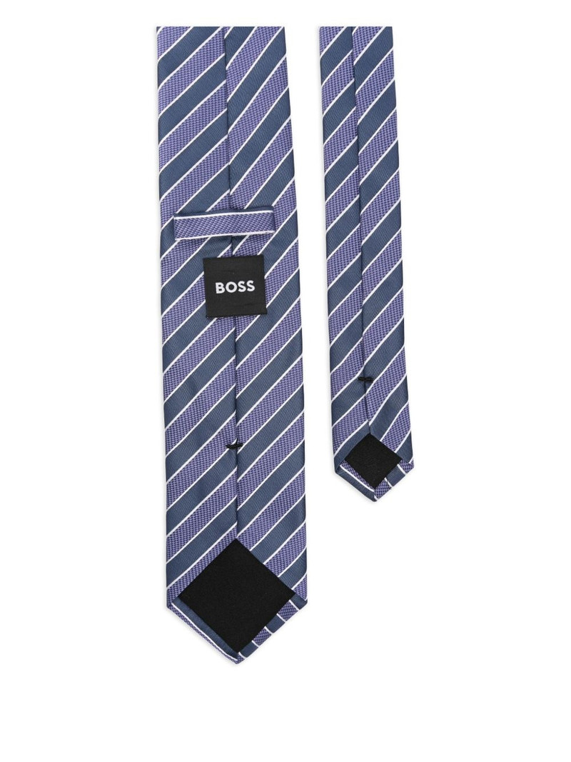 BOSS striped tie outlook