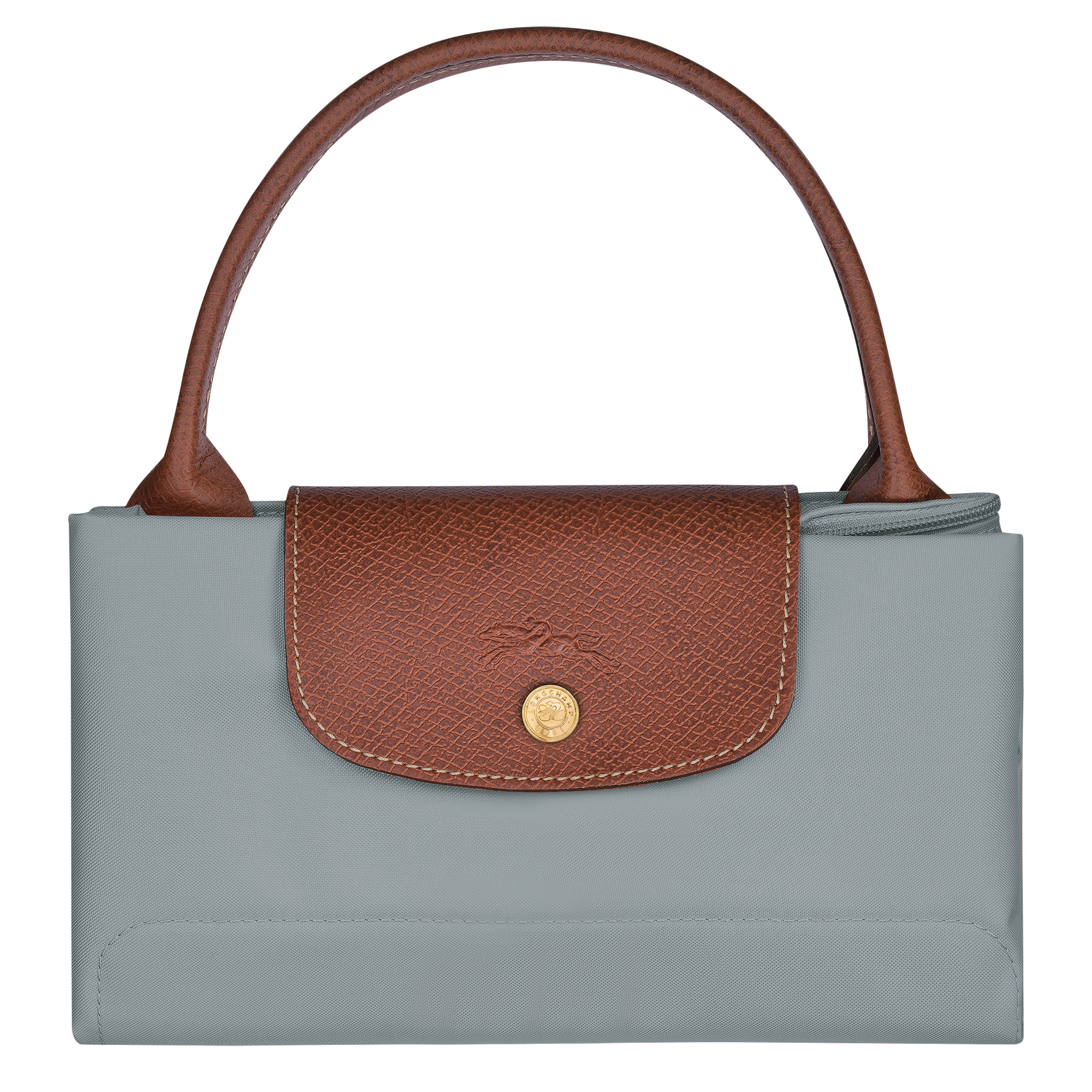 Le Pliage Original M Handbag Steel - Recycled canvas - 4