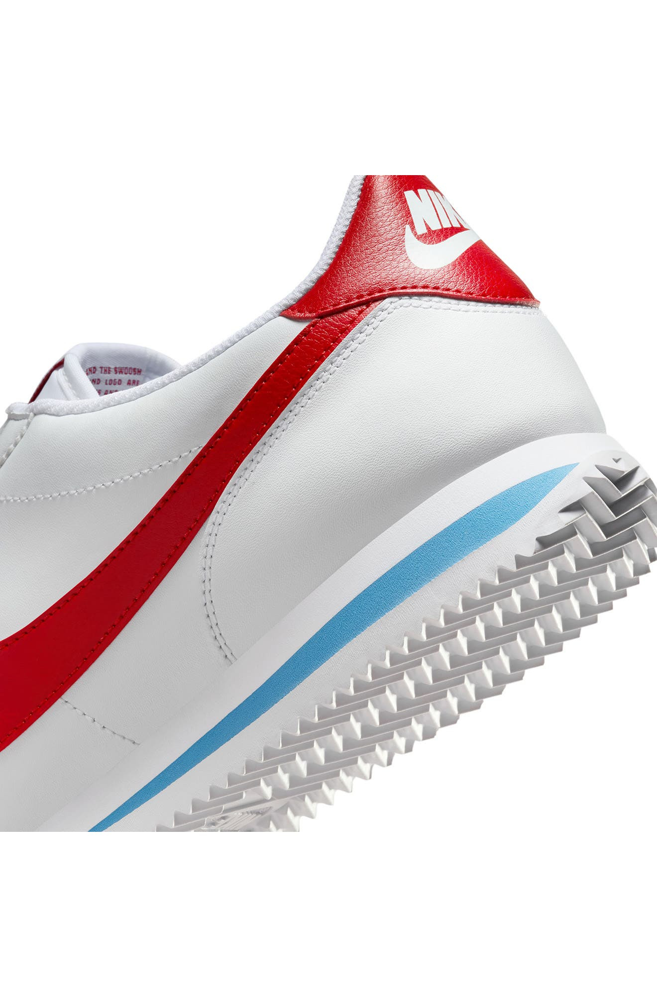 Nike Cortez Sneaker in White/Varsity Red/Blue at Nordstrom - 8