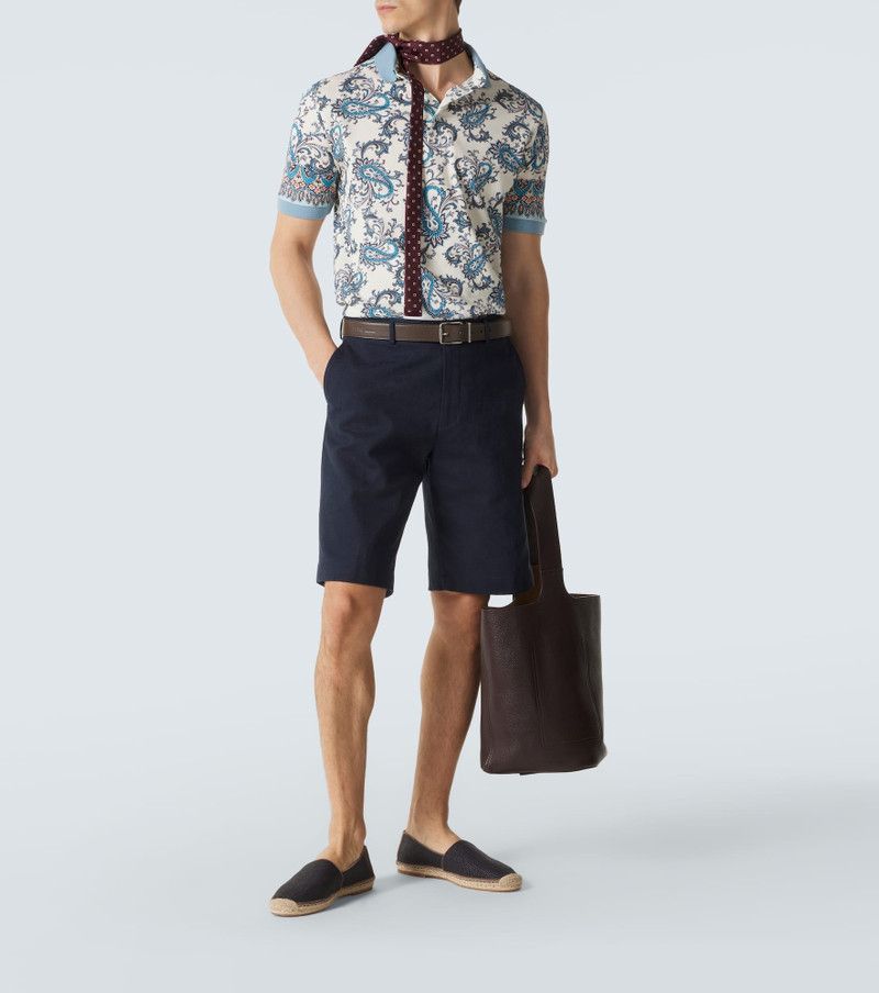 Etro Cotton-blend Bermuda shorts outlook
