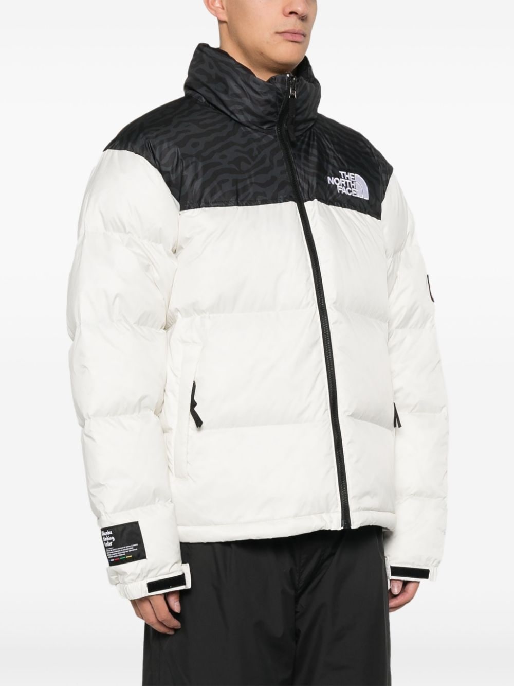 colourblock puffer jacket - 3