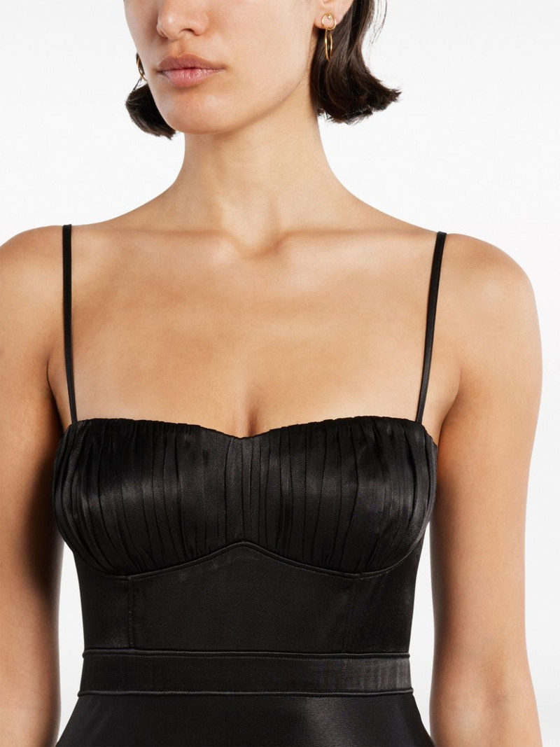 La Lune satin-finish gown 5