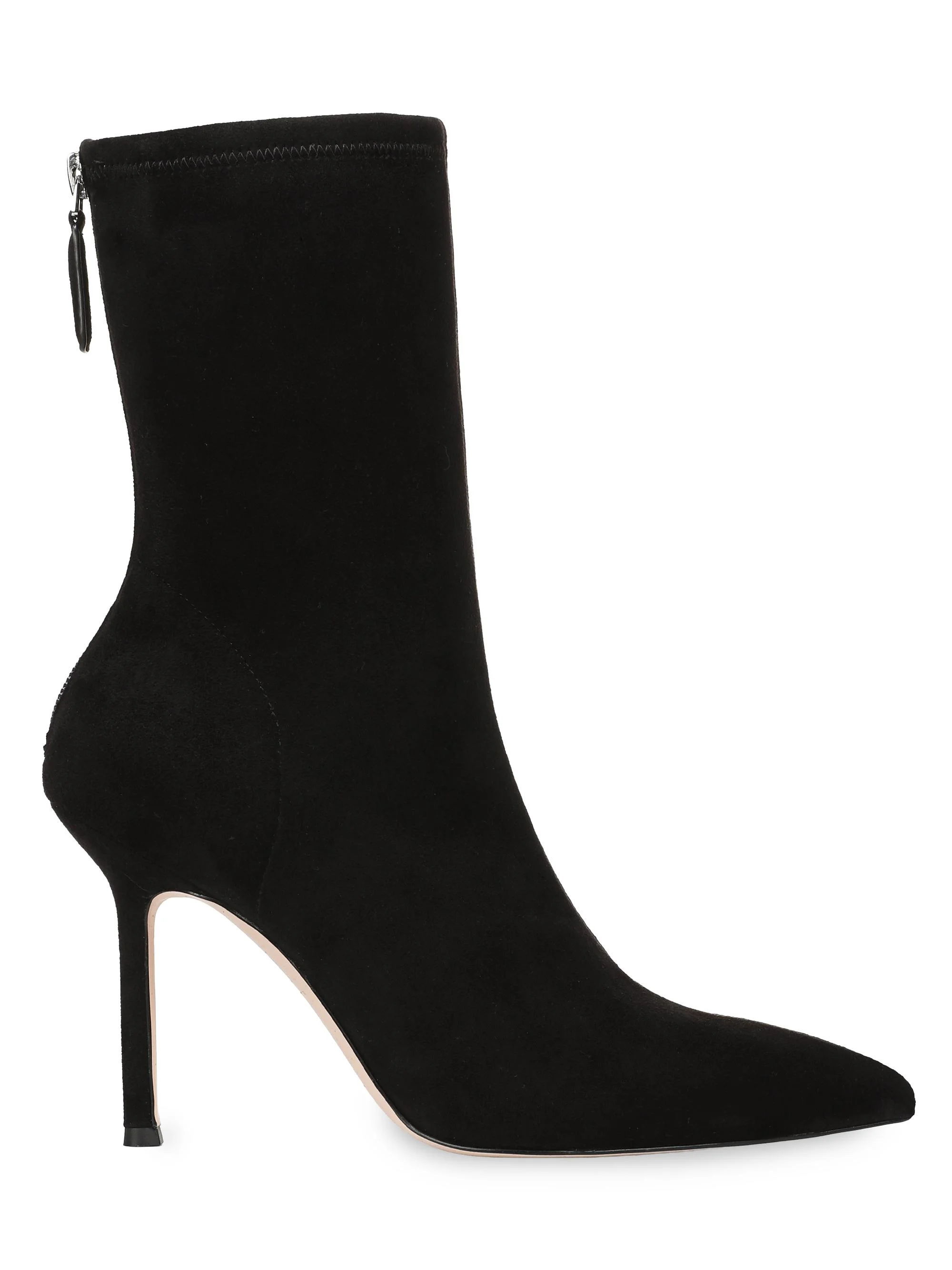 Women's Ryder 95MM Suede Ankle Booties - Black - 1
