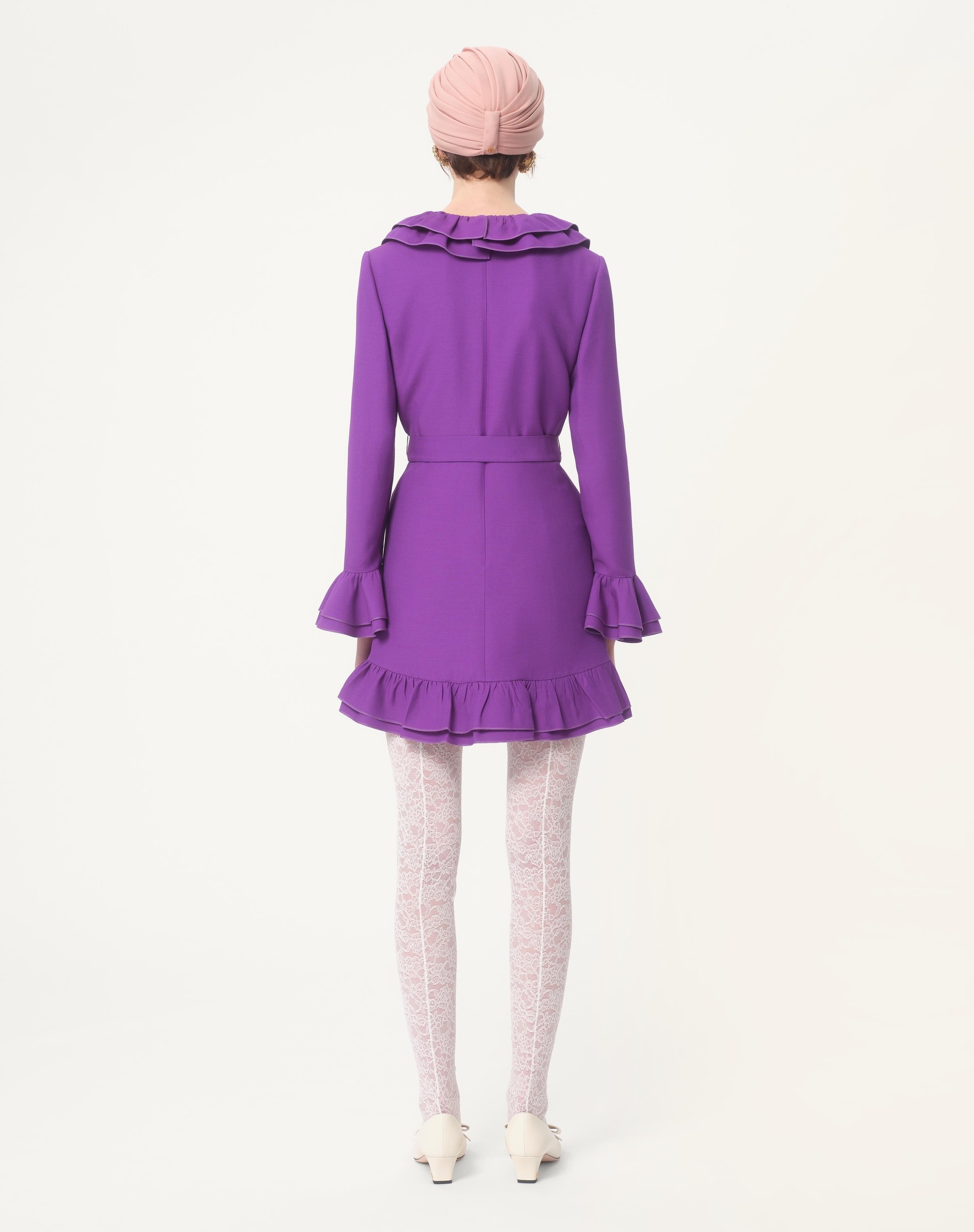 CREPE COUTURE SHORT DRESS - 9