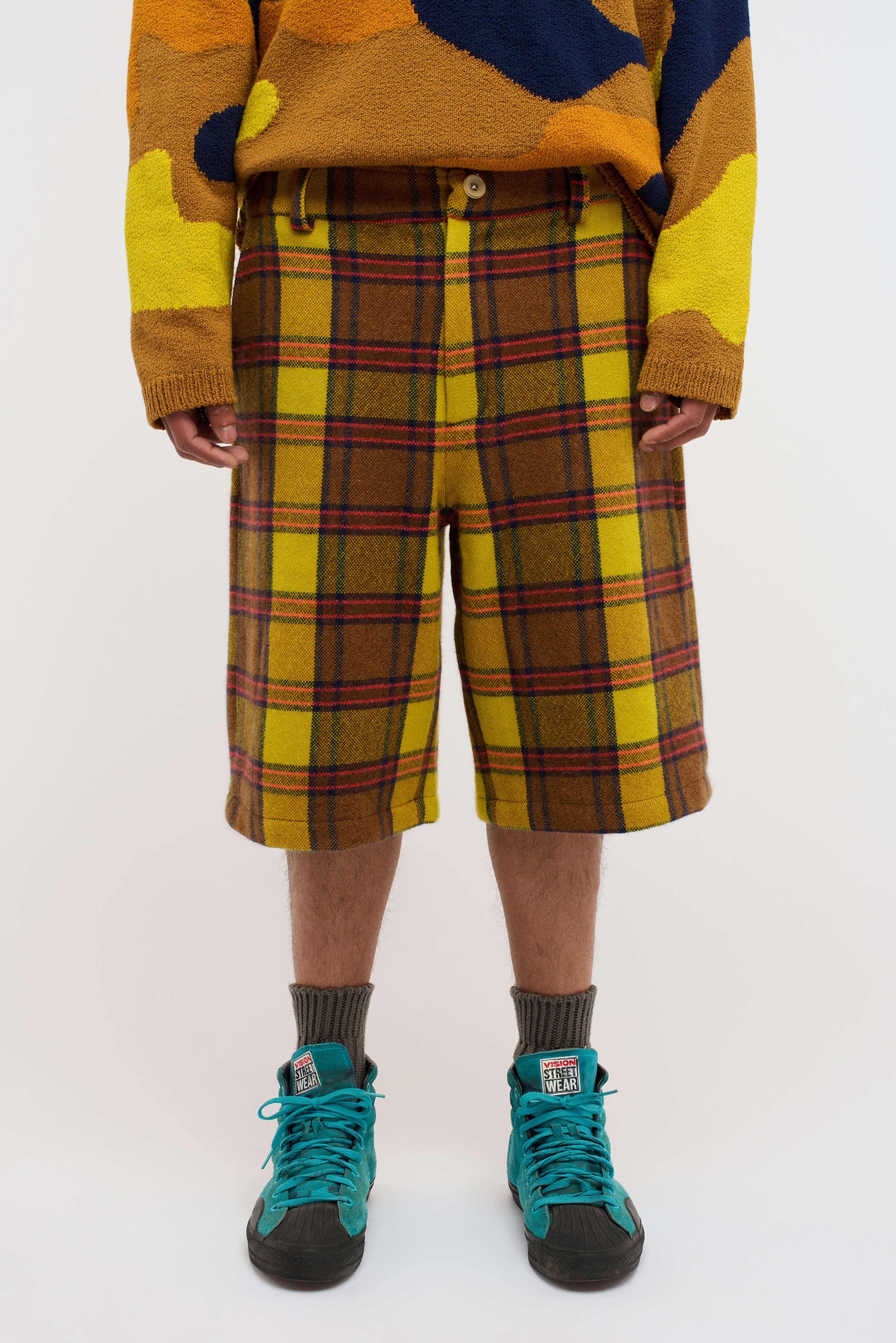 SUNSHINE PLAID SHORT - 4