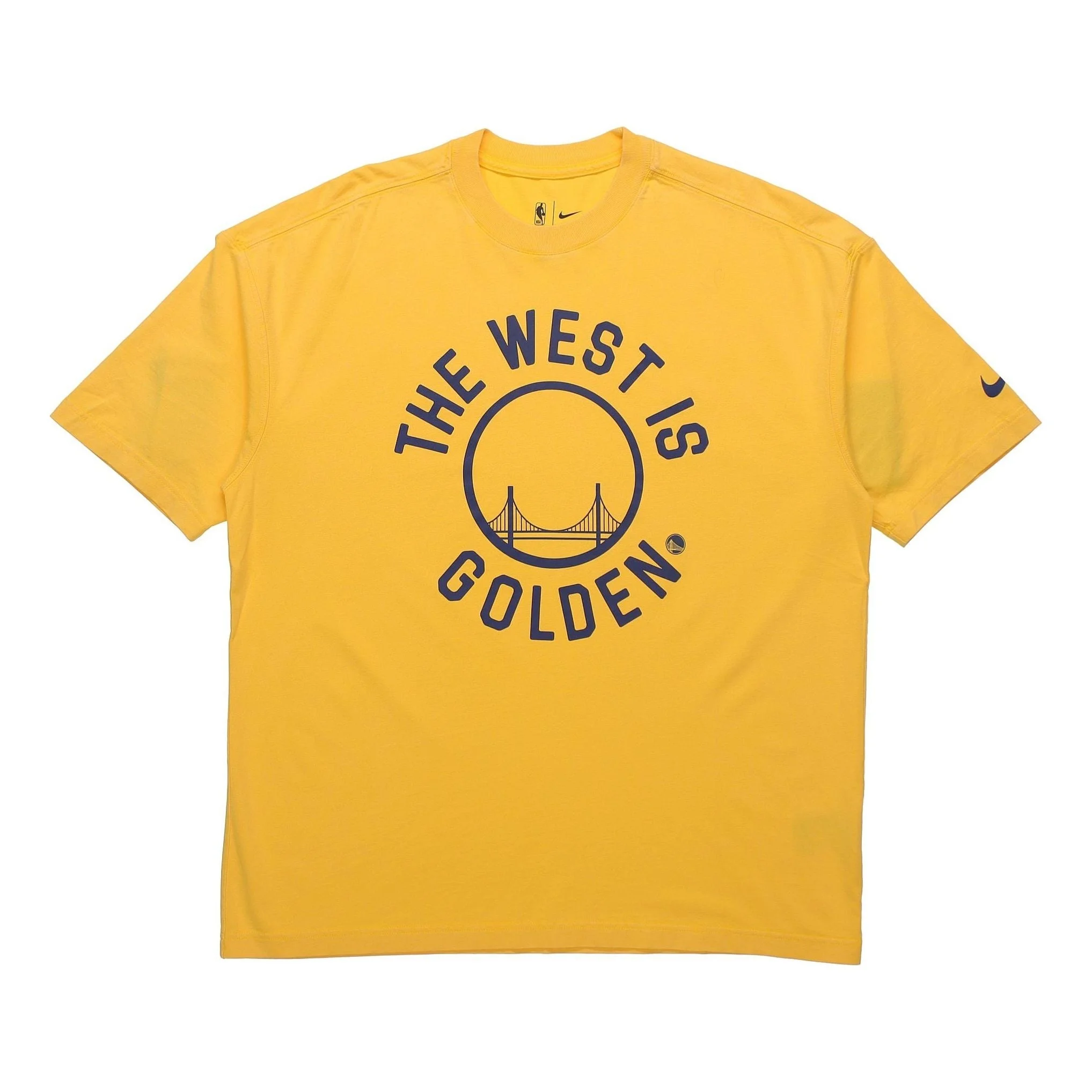 Nike Golden State Warriors NBA Short Sleeve Yellow AT2322-728 - 1