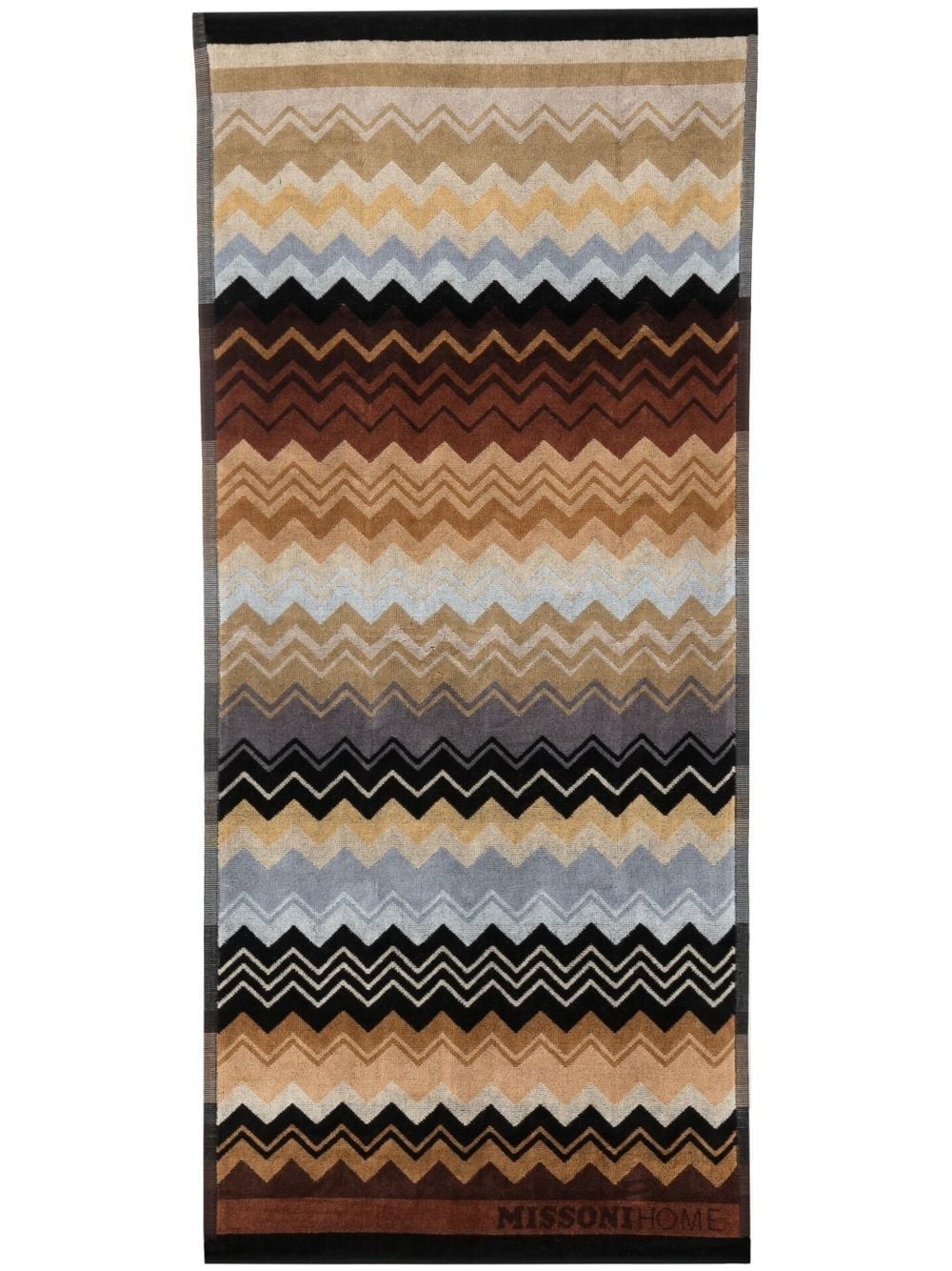zig-zag print bath towel - 3