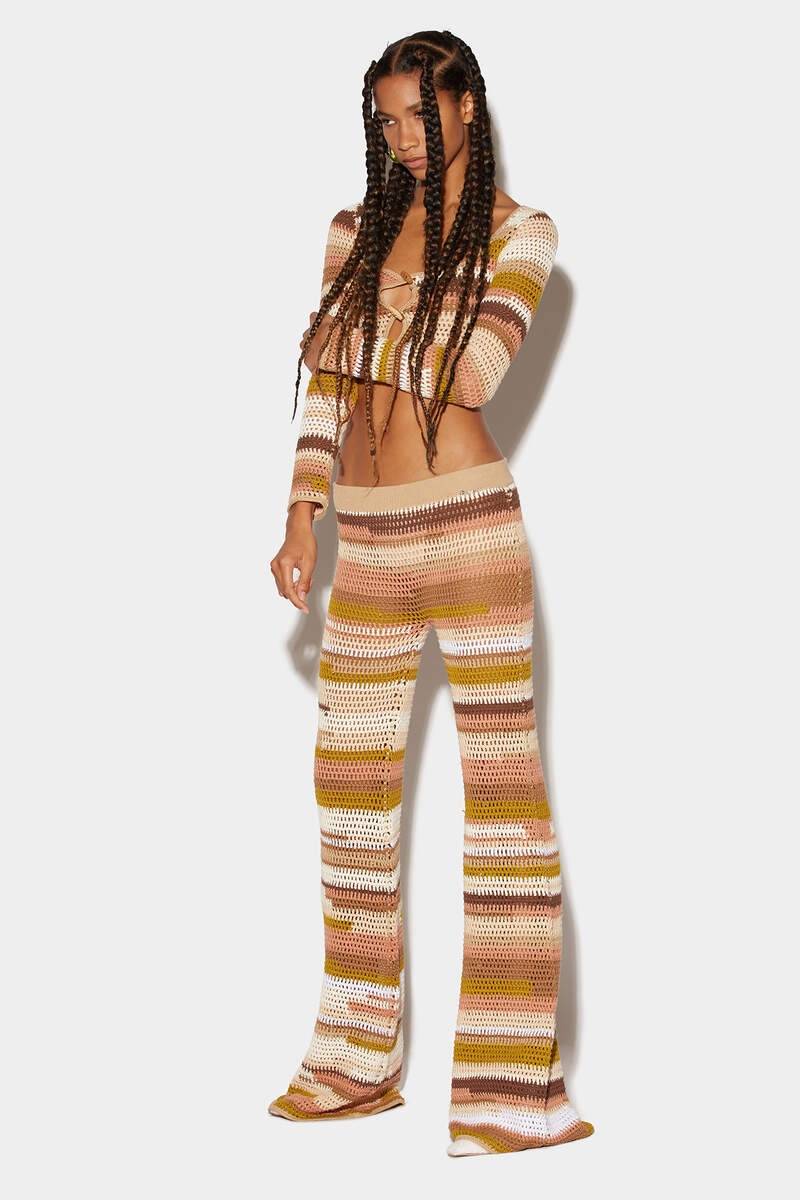 RAINBOW FLARED PANTS - 3