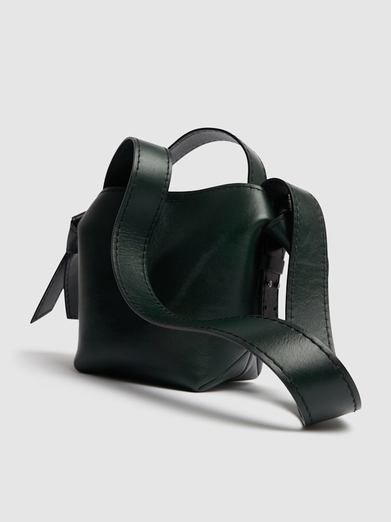 Acne Studios Mini Musubi leather top handle bag | REVERSIBLE