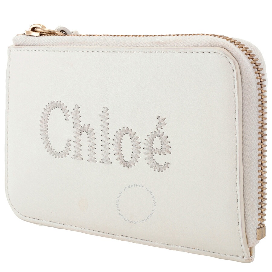 Open Box - Chloe Crystal White Sense Small Coin Purse - 3