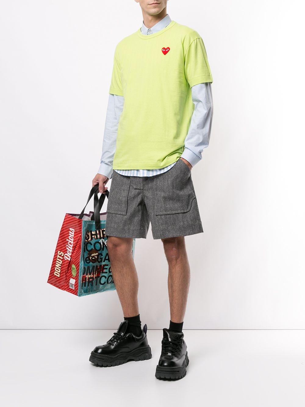 LOGO EMBROIDERED CREWNECK T-SHIRT - 3
