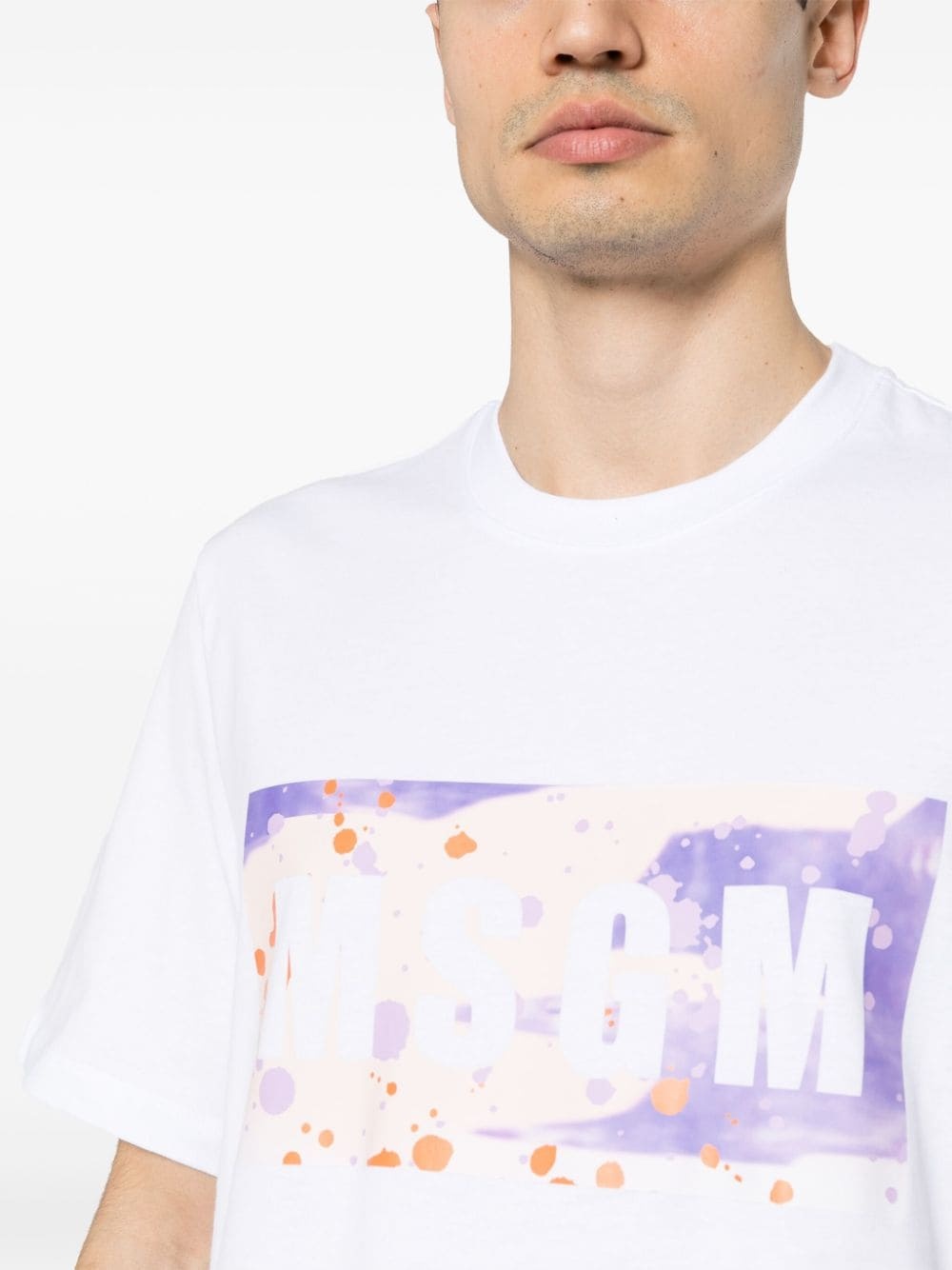 logo-print cotton T-shirt - 5