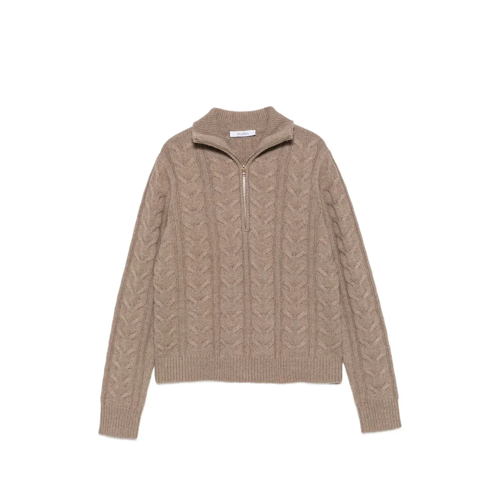 Max Mara Brown Knitwear - Jumpers Women - 1