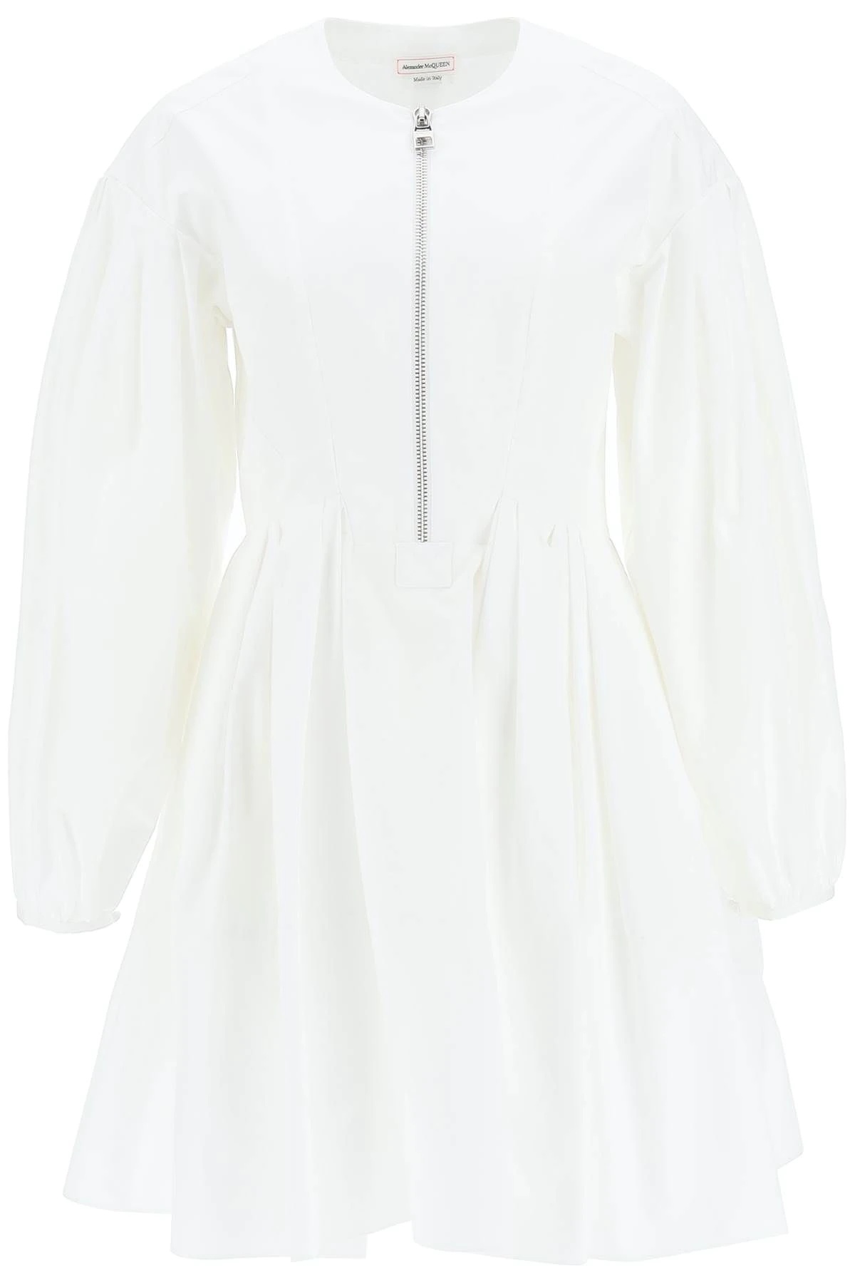 BLOUSON SLEEVE MINI DRESS - 1