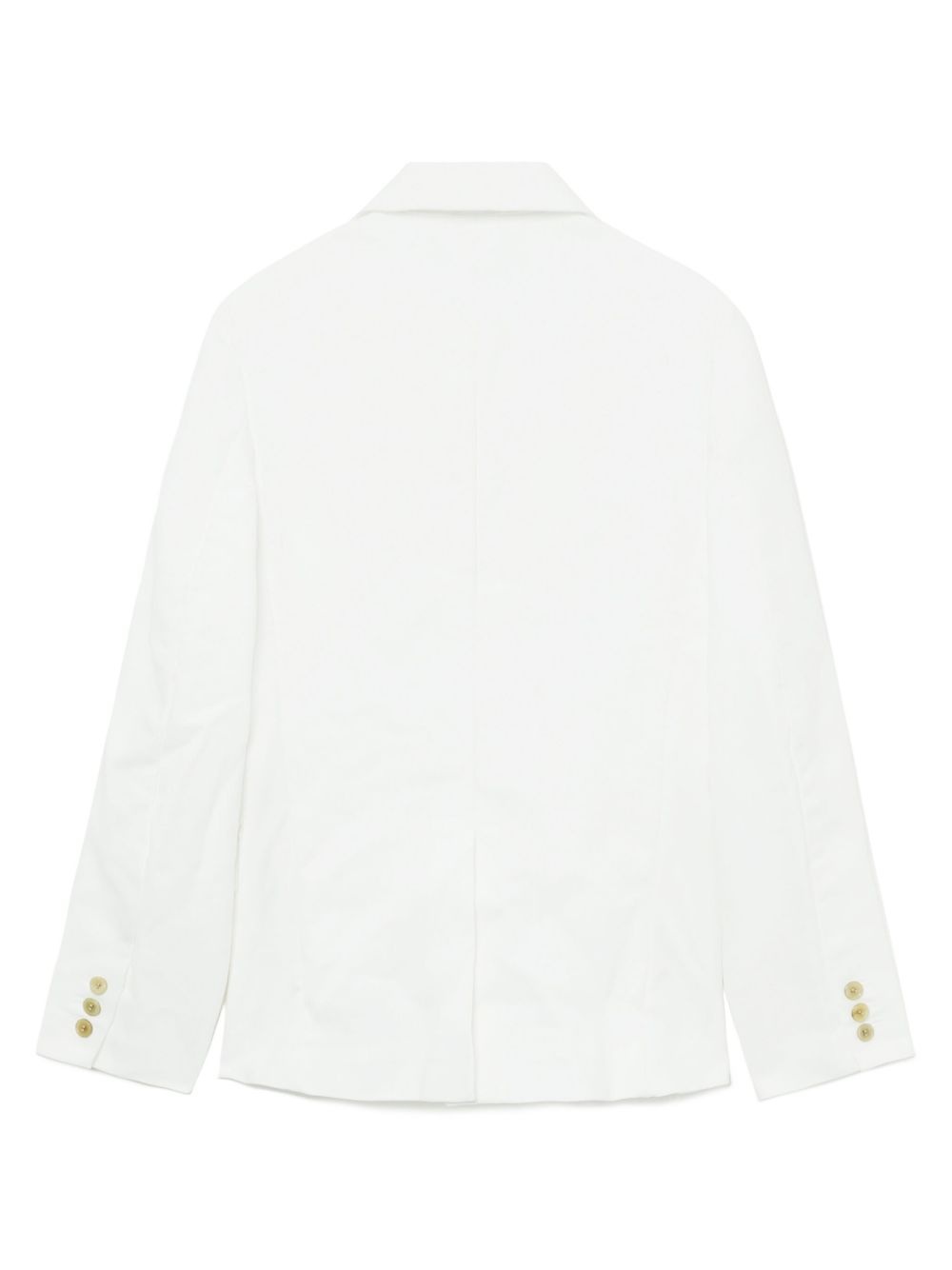 rounded-collar single-breasted jacket - 6
