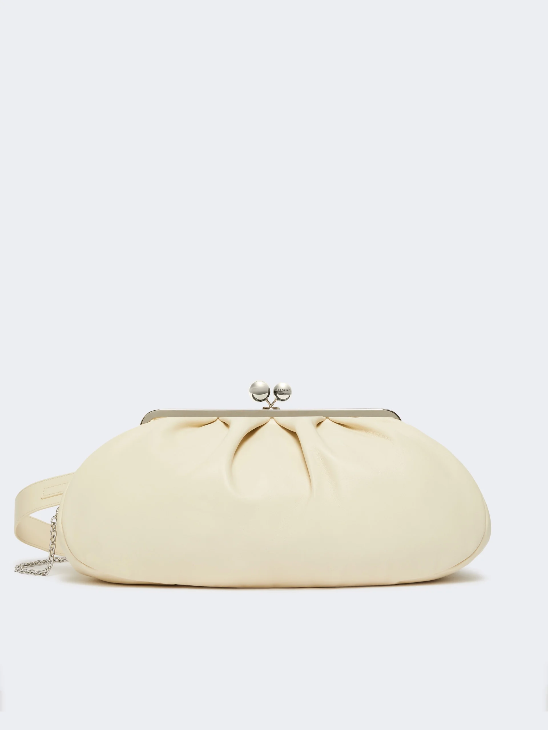 PROVINO Large sheepskin Pasticcino Bag - IVORY - 1