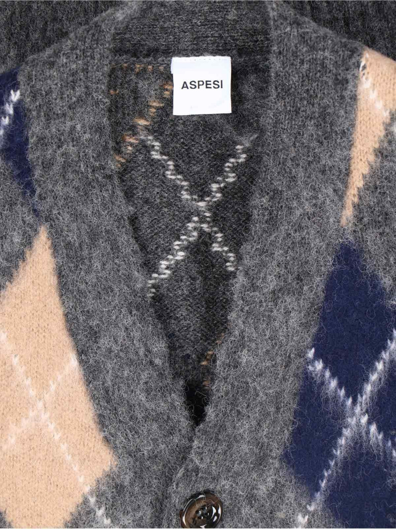 Aspesi SHETLAND WOOL CARDIGAN outlook