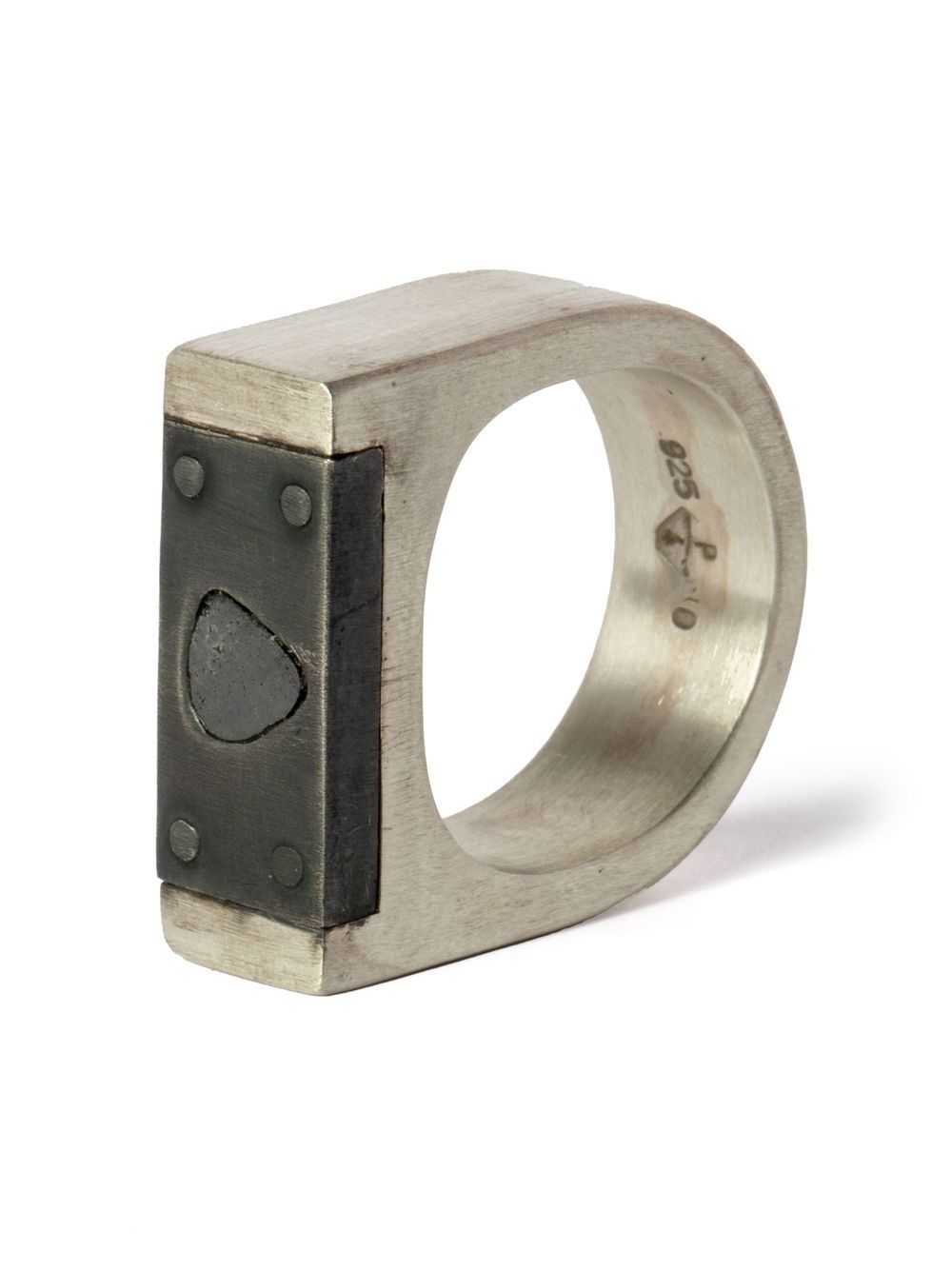 oxidised silver ring - 4