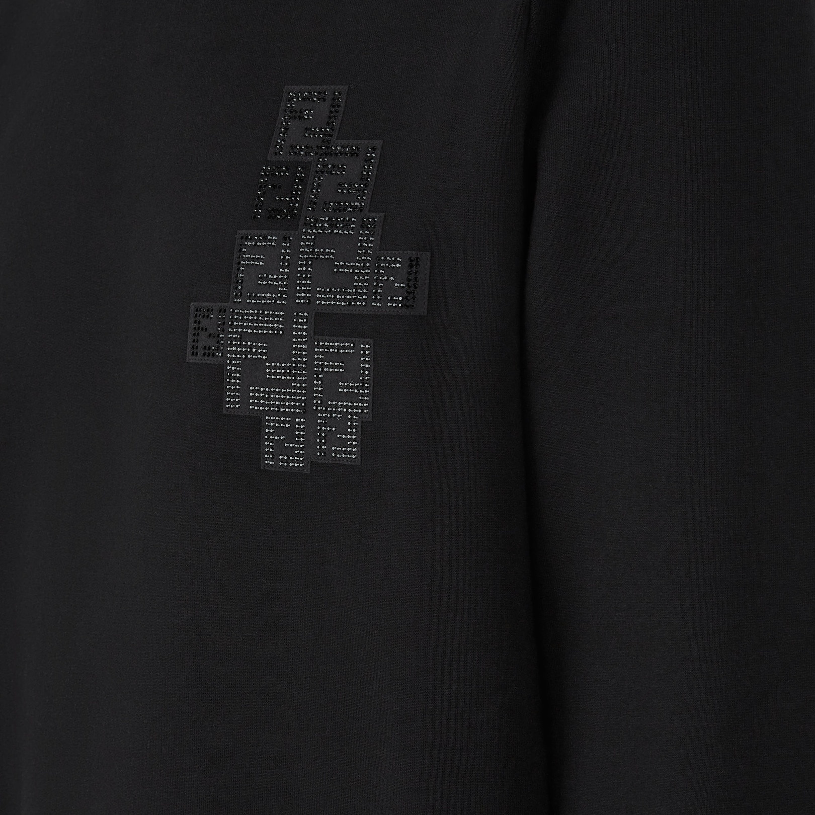 Black jersey sweatshirt - 3