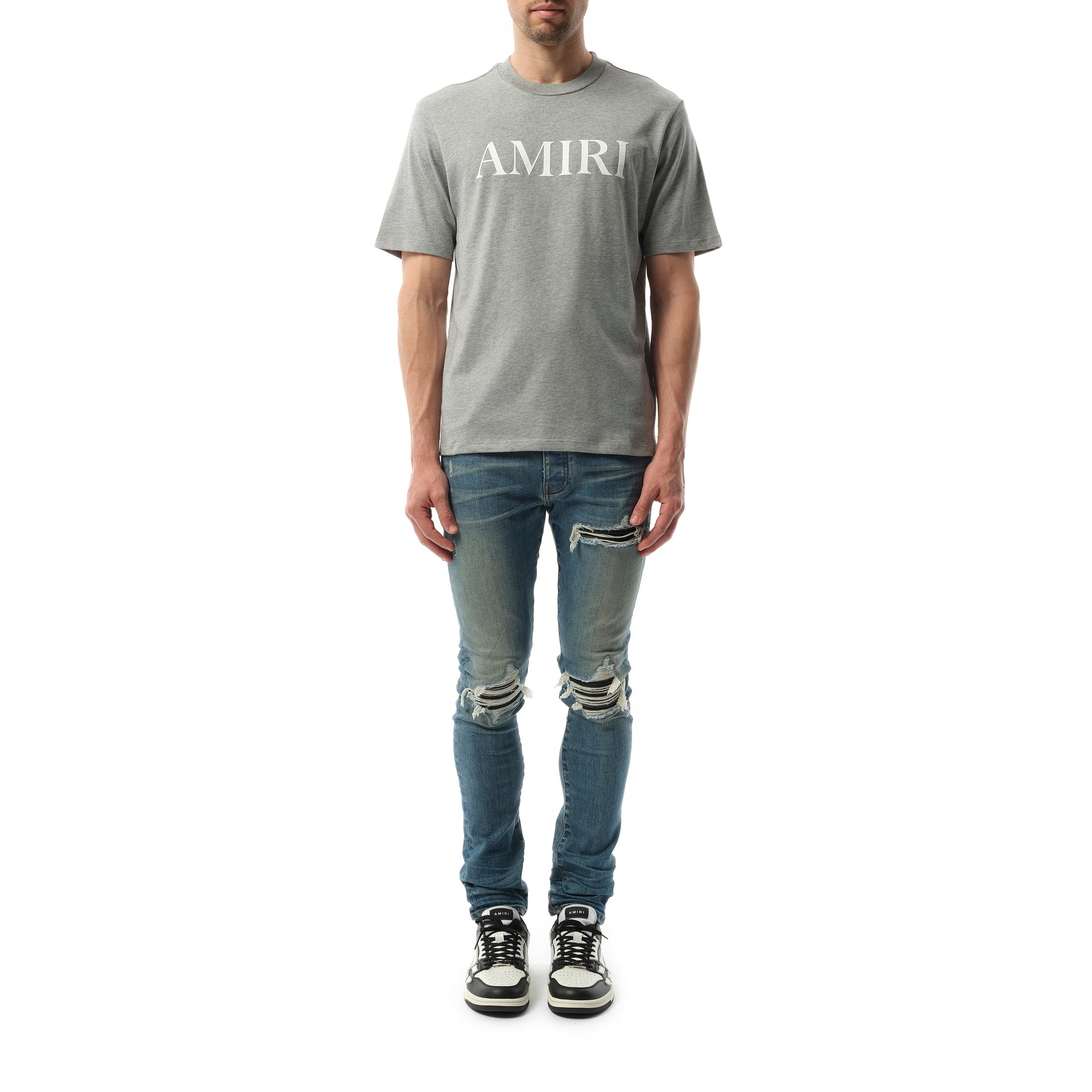 Amiri Core Logo T-Shirt in Grey - 4