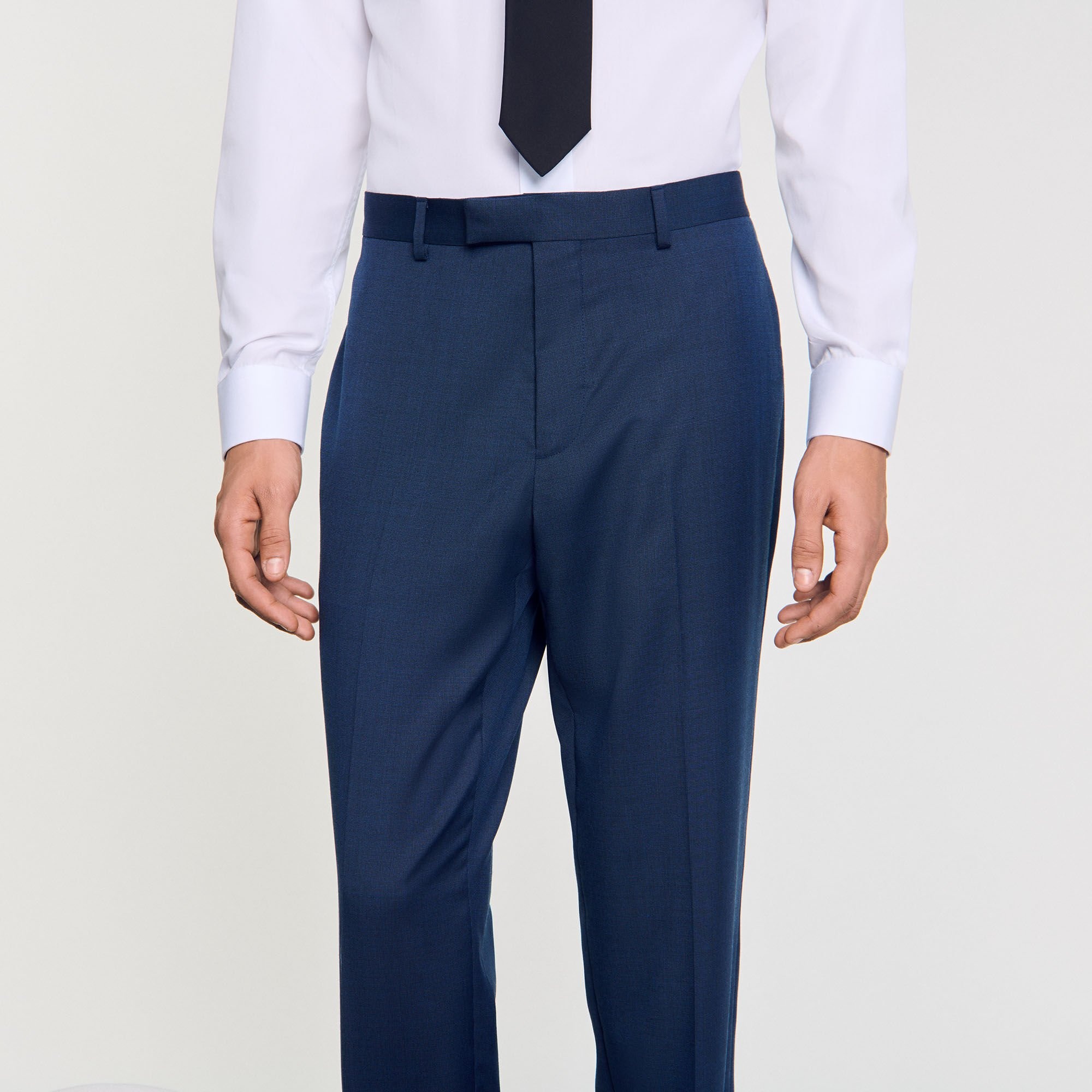 WOOL SUIT TROUSERS - 3