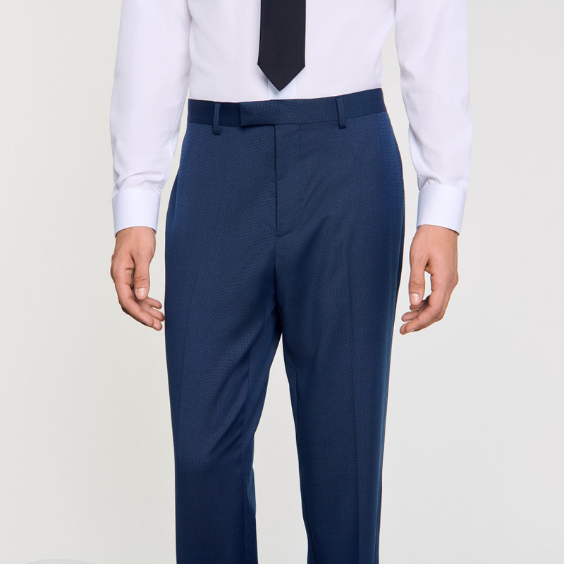 WOOL SUIT TROUSERS 3