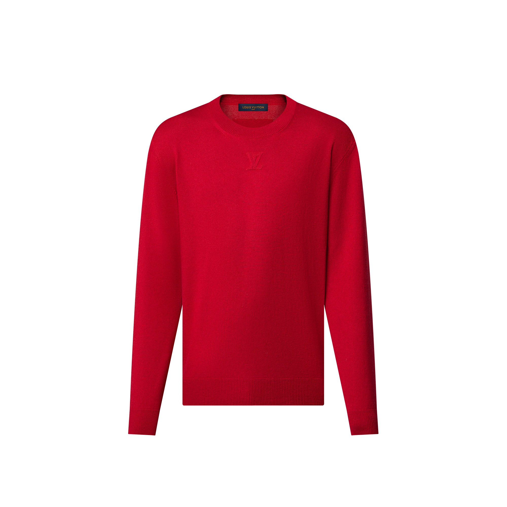 LV Embossed Cashmere Crewneck - 1