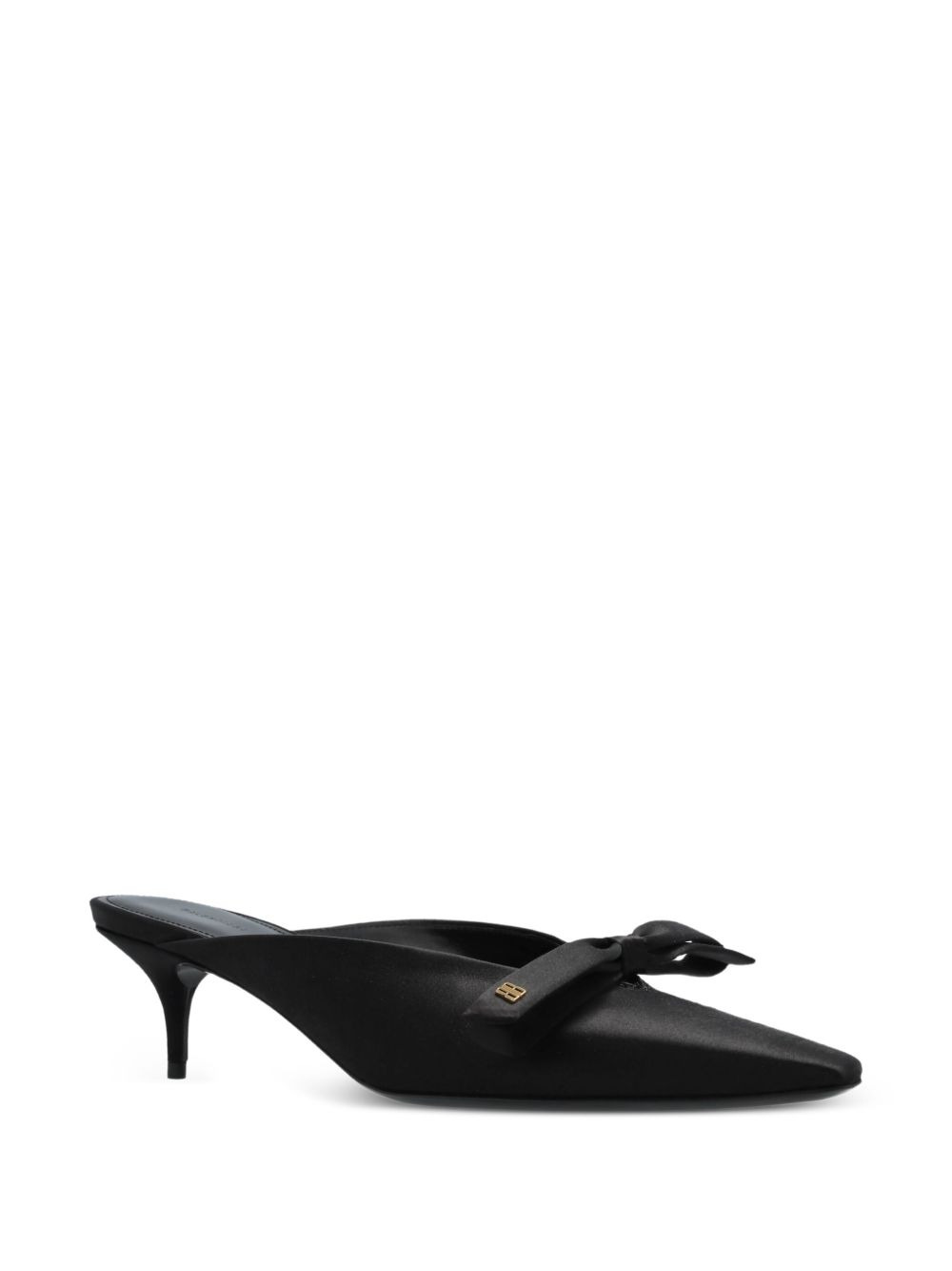 bow-detail pointed-toe mules - 2