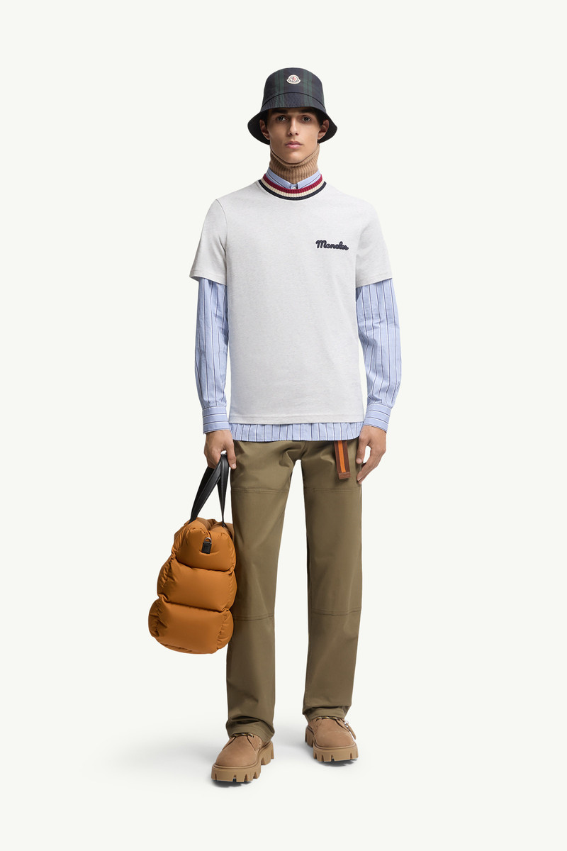 Moncler Embroidered Logo Cotton T-Shirt outlook