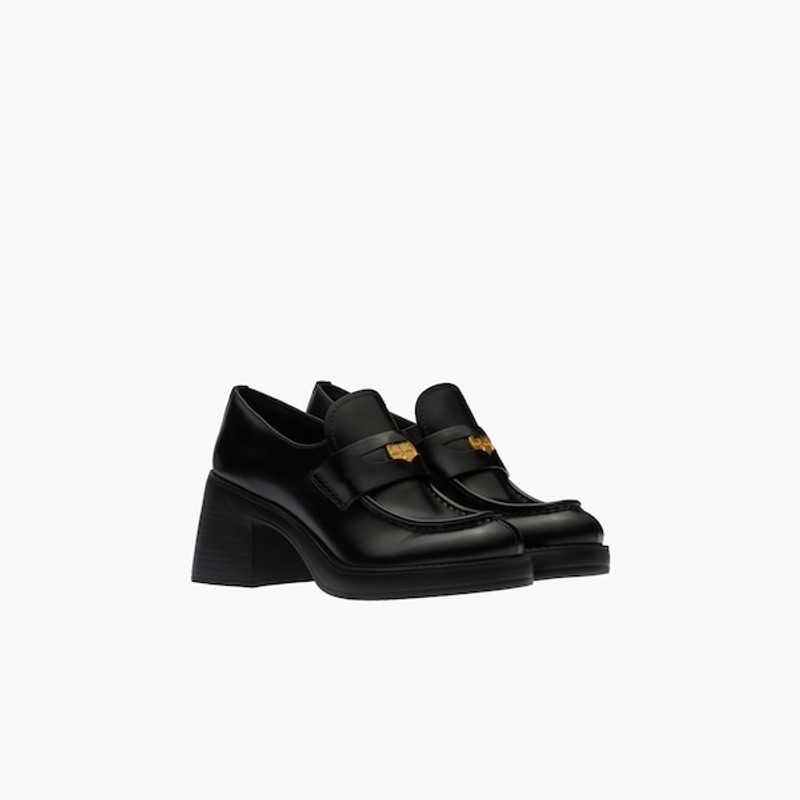 Leather penny loafers 3